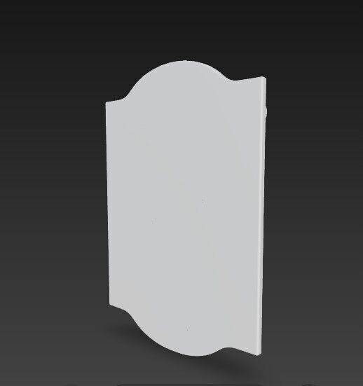 3D Printable Jugendstil Nymph Relief 3D model_7