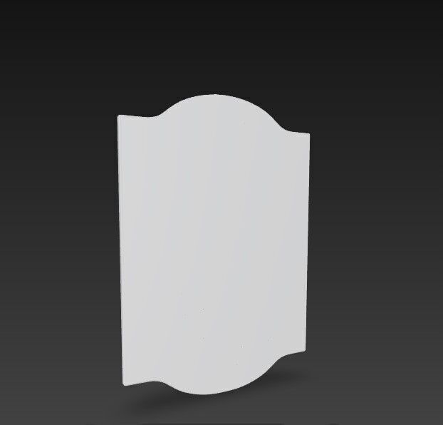 3D Printable Jugendstil Nymph Relief 3D model_12