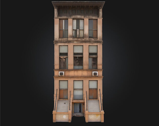 Rusty Graffiti Van  Urban Decay on Wheels 3D model 7