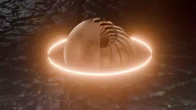 Sci-FI Orb Animation 3D model Sci-FI Orb Animation 3D model