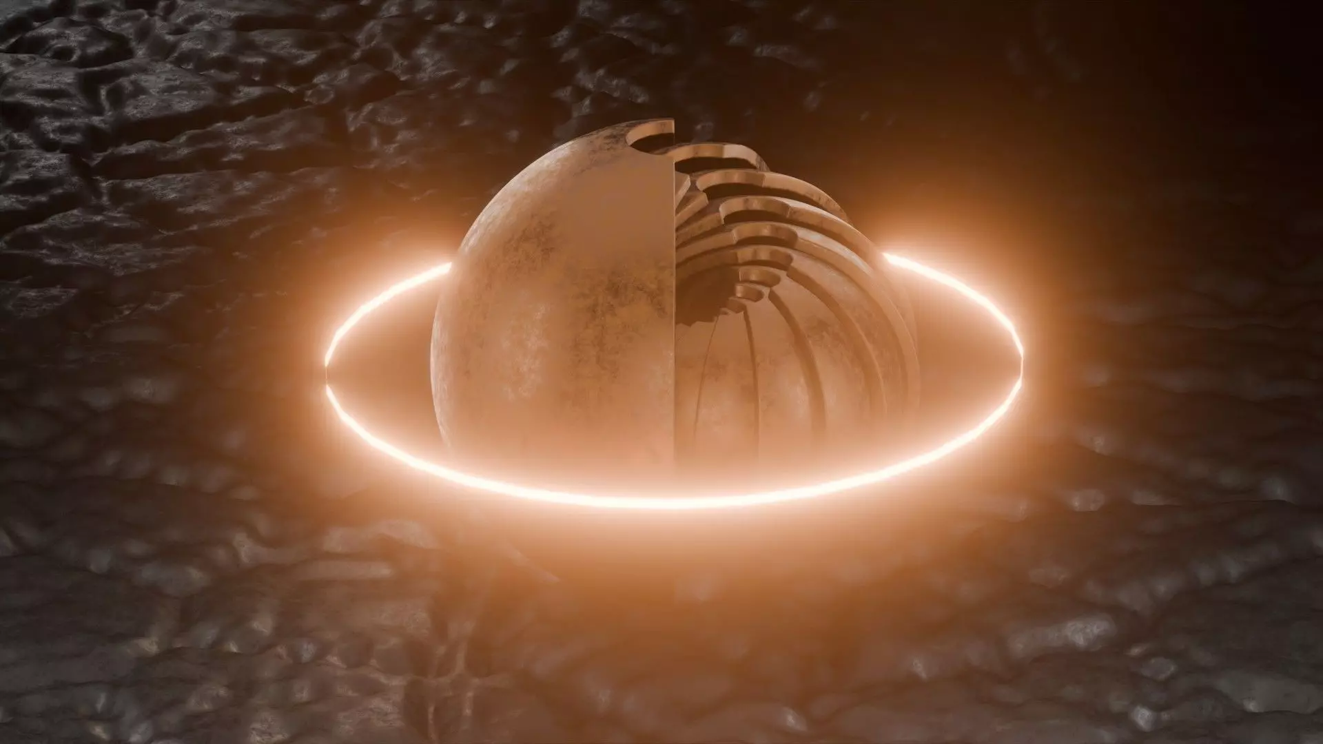 Sci-FI Orb Animation 3D model_0