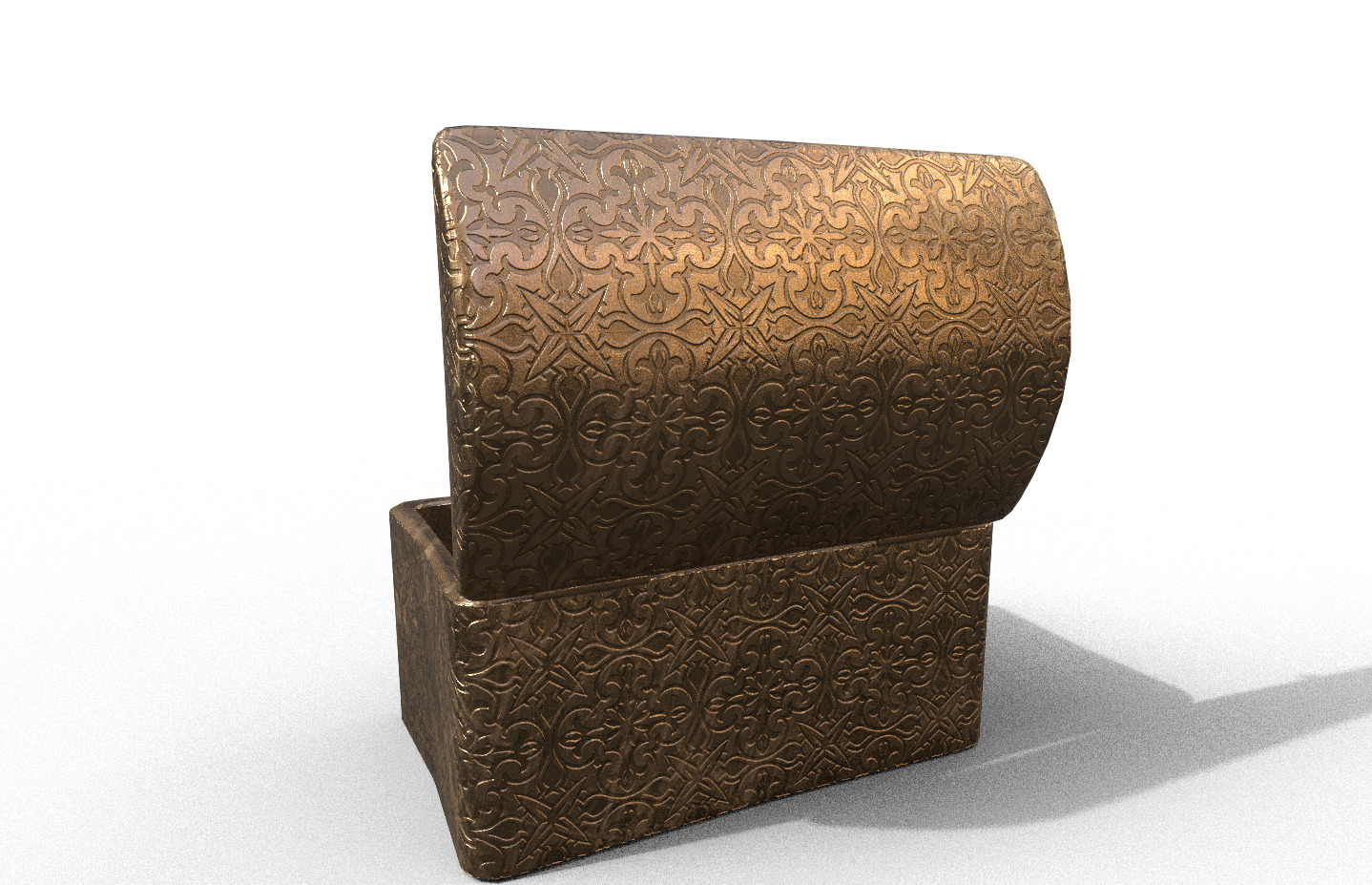 Chest-Storage Box 3D Model Low-poly 3D model_3