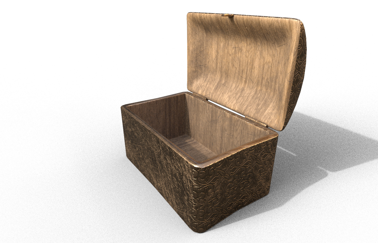 Chest-Storage Box 3D Model Low-poly 3D model_2