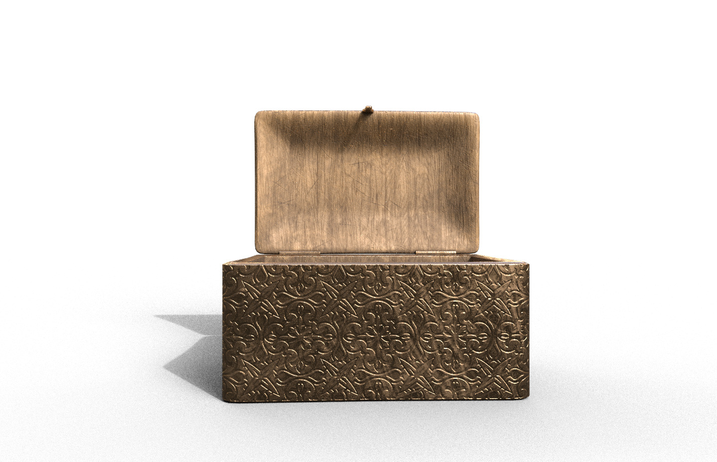Chest-Storage Box 3D Model Low-poly 3D model_1