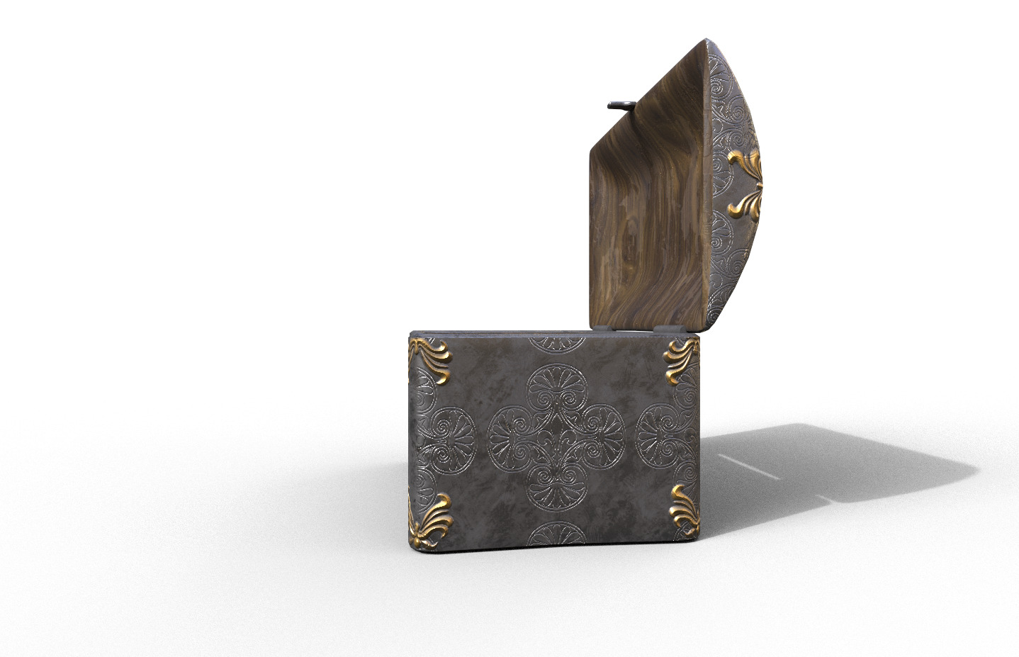 Chest-Storage Box 3D Model Low-poly 3D model_2