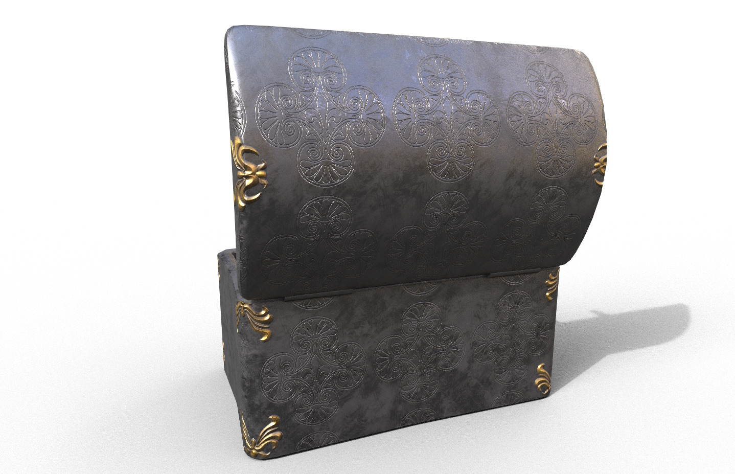 Chest-Storage Box 3D Model Low-poly 3D model_3