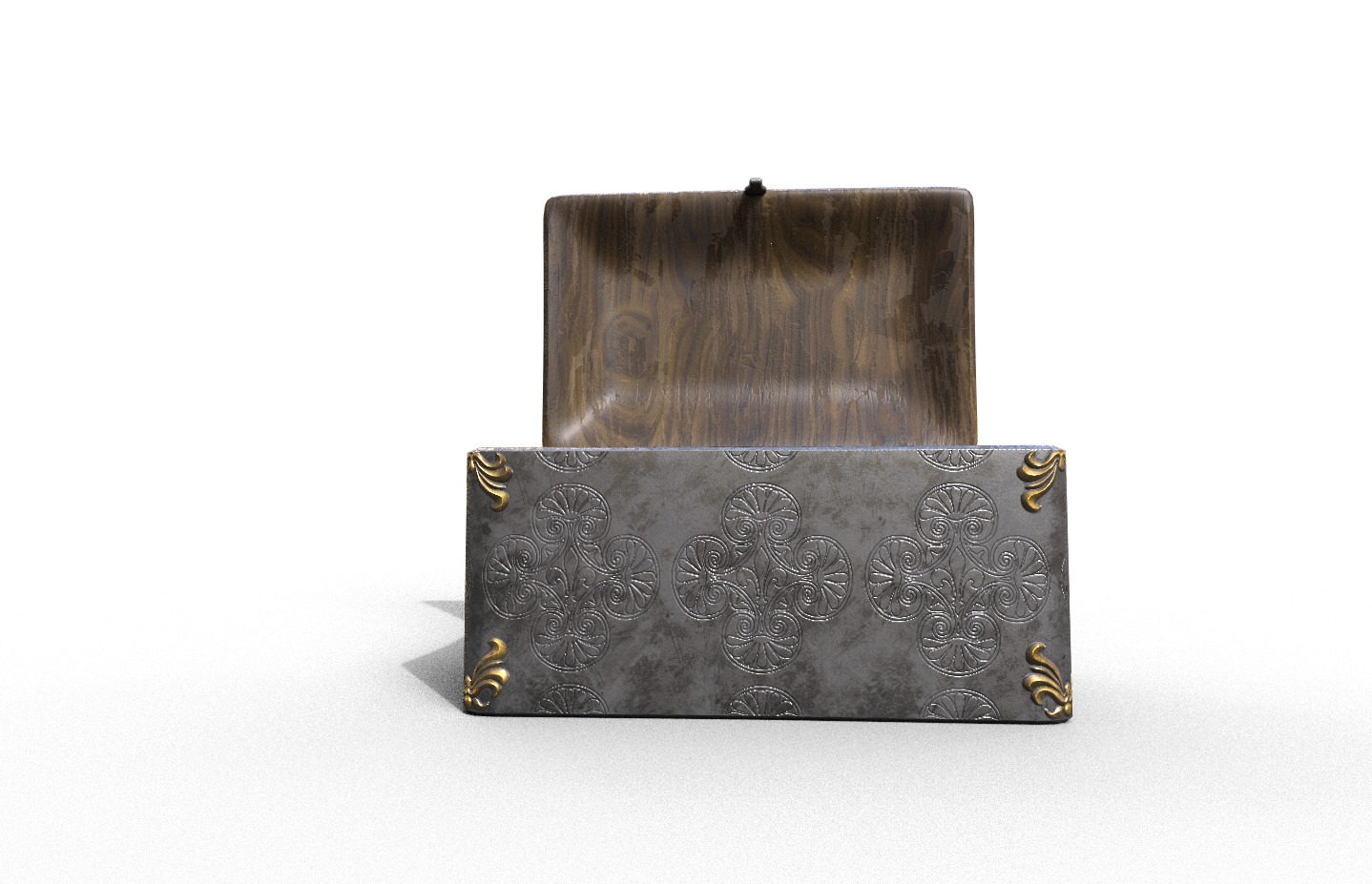 Chest-Storage Box 3D Model Low-poly 3D model_1