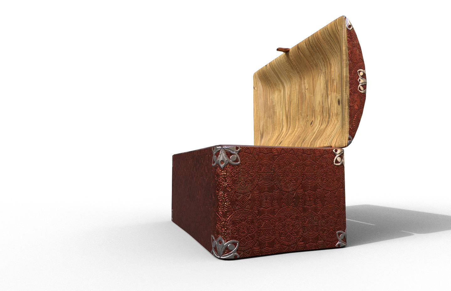 Chest-Storage Box 3D Model Low-poly 3D model_2