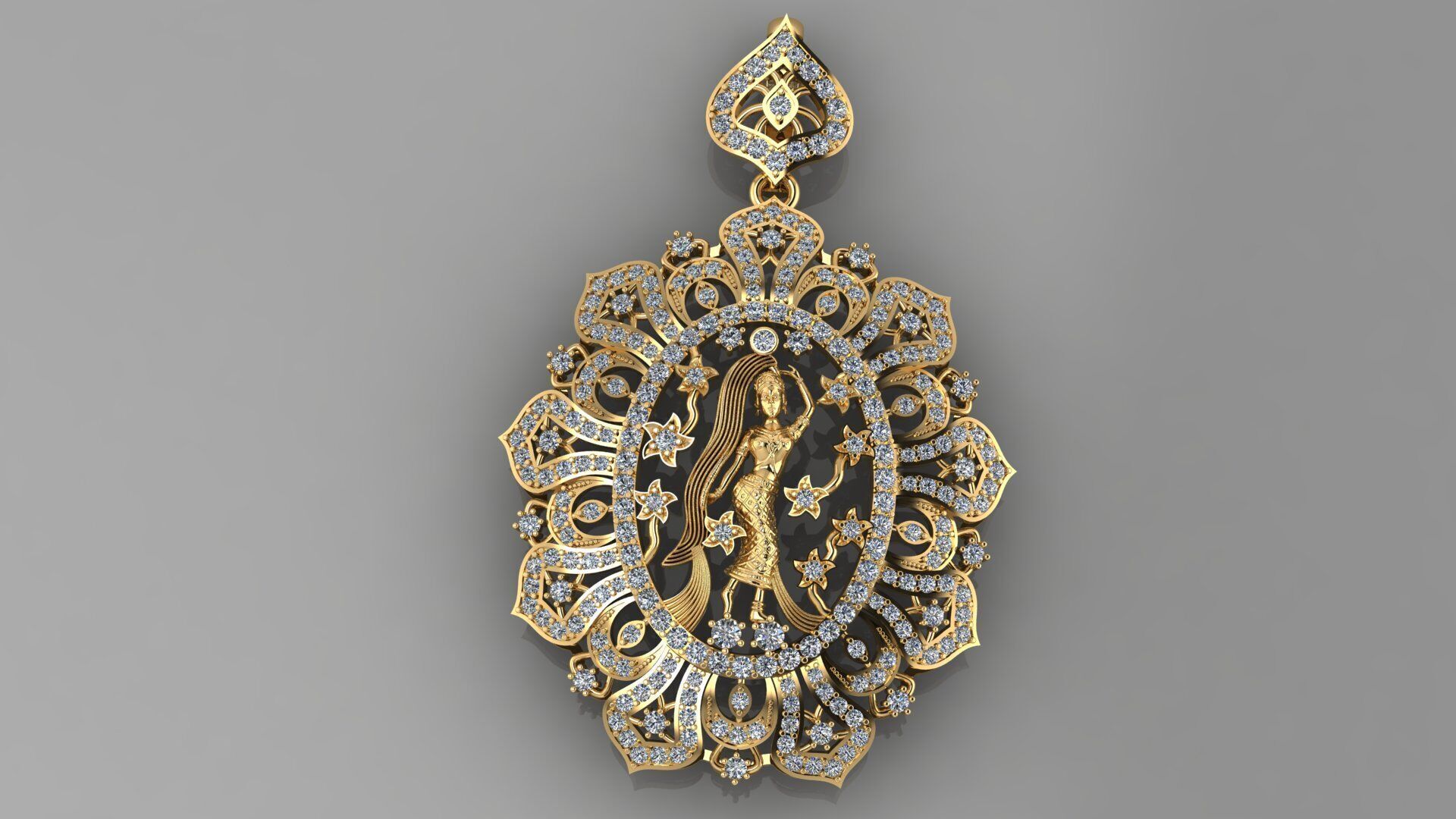 Precious Romsaysok Pendant Khmer art 3D print model