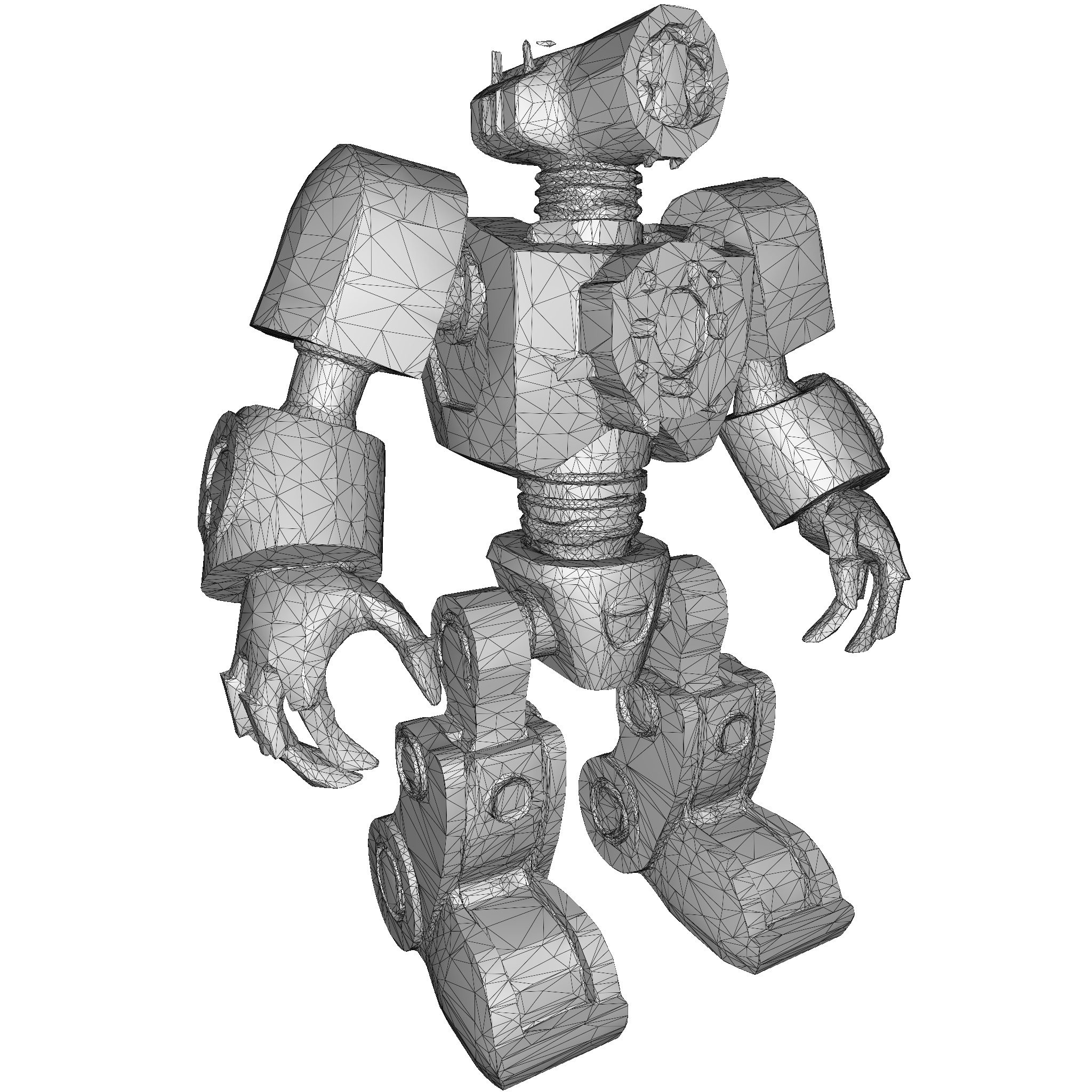 Articulated Robot Army Collection 3D print model_3