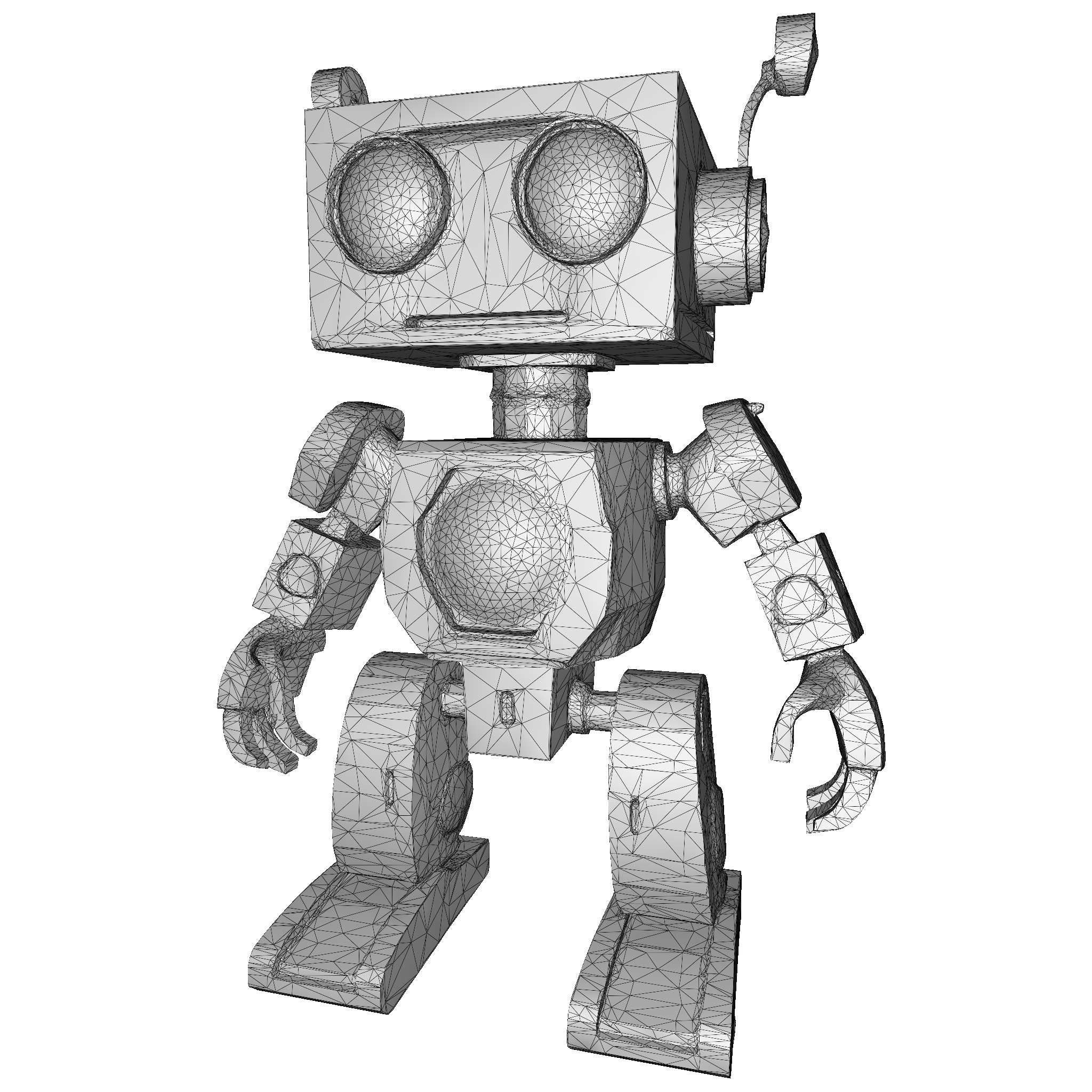 Articulated Robot Army Collection 3D print model_9