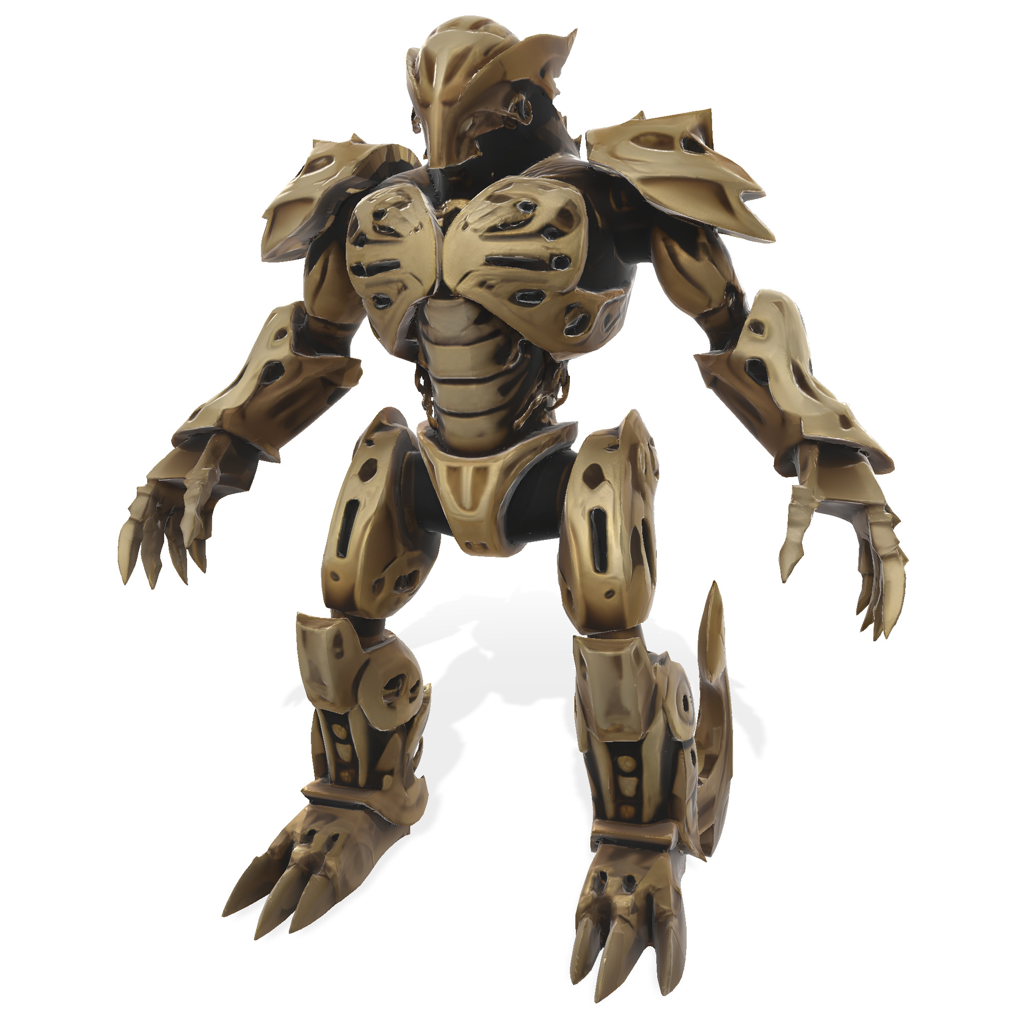 Articulated Robot Army Collection 3D print model_12