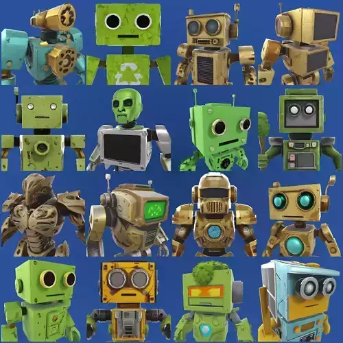 Articulated Robot Army Collection