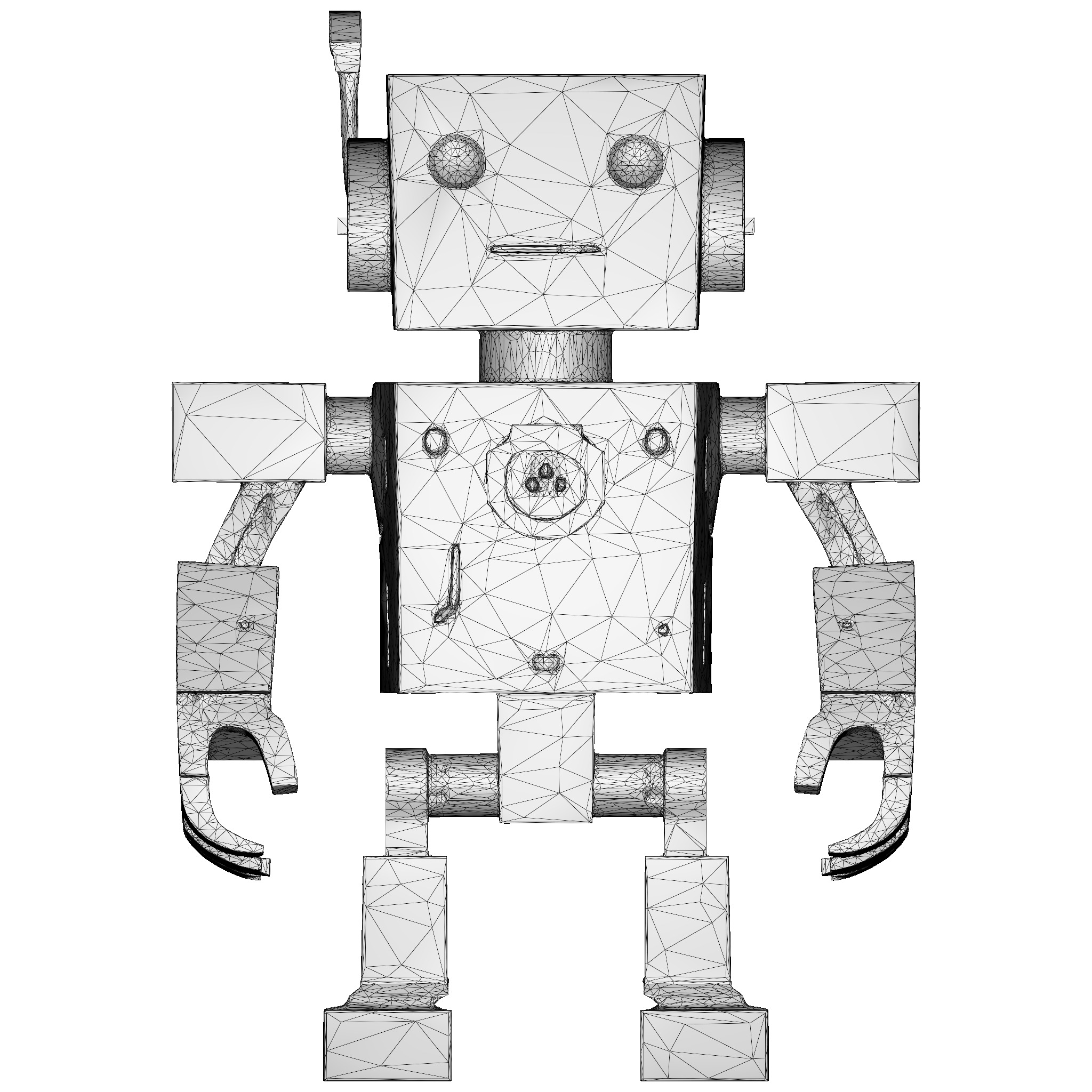 Articulated Robot Army Collection 3D print model_7