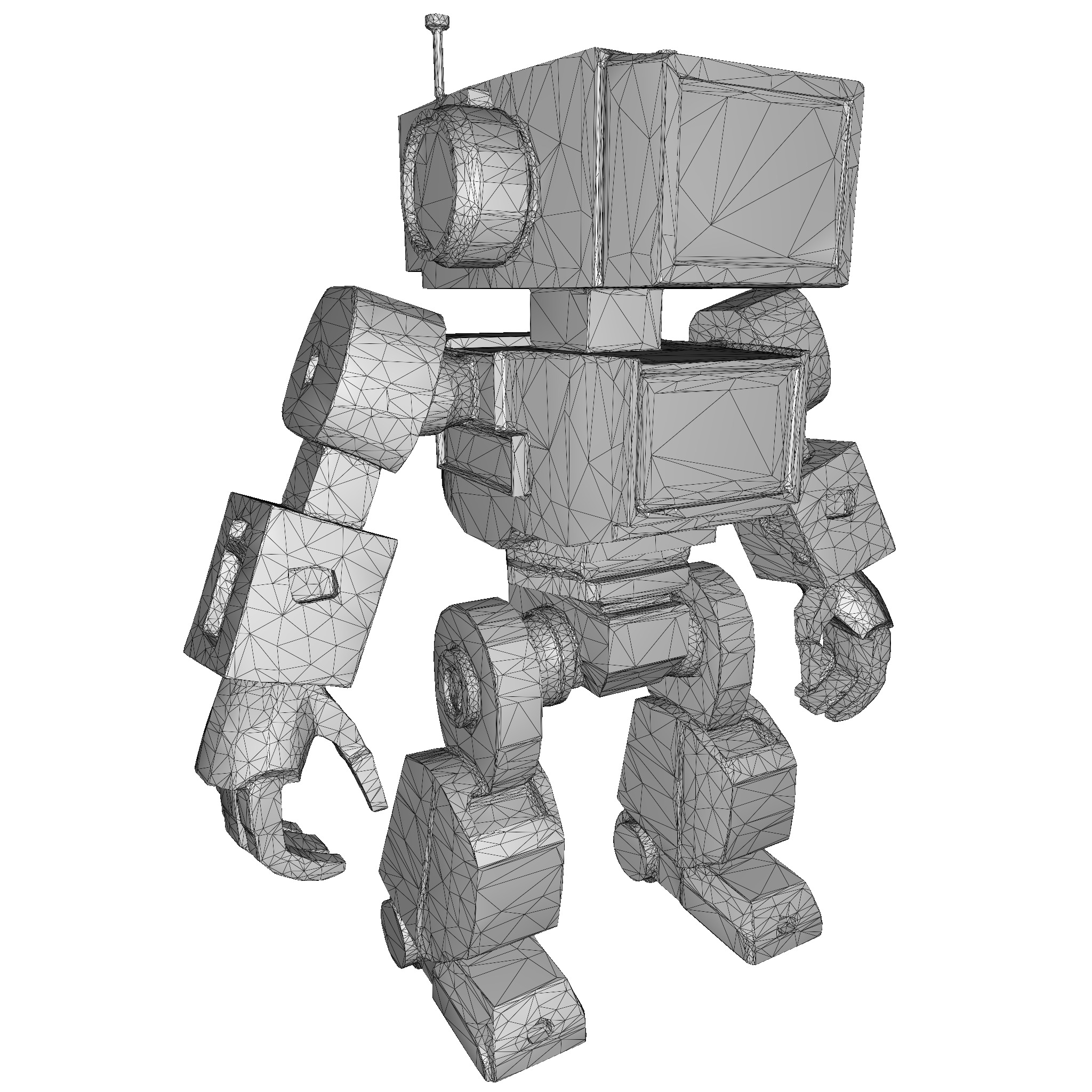 Articulated Robot Army Collection 3D print model_33