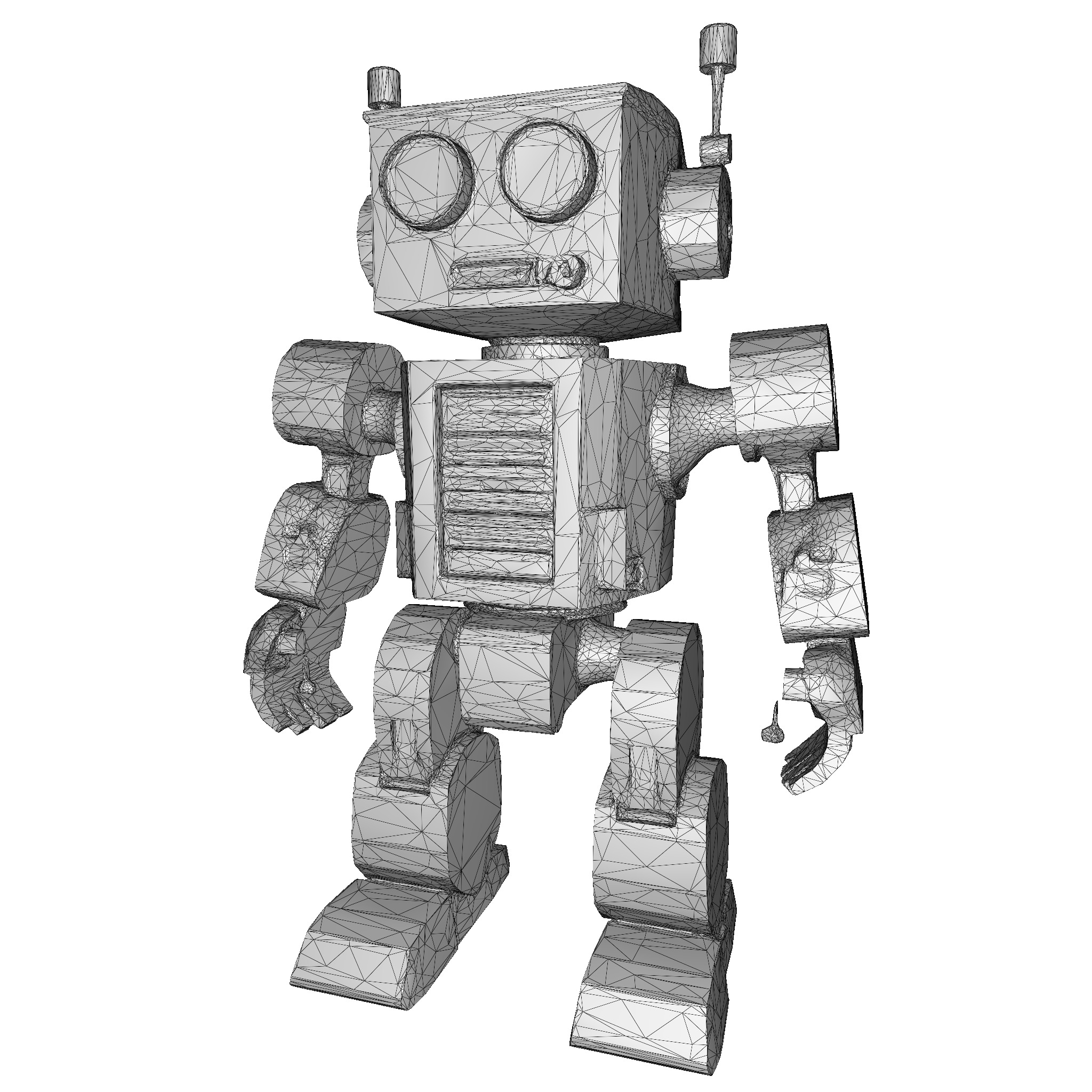 Articulated Robot Army Collection 3D print model_25