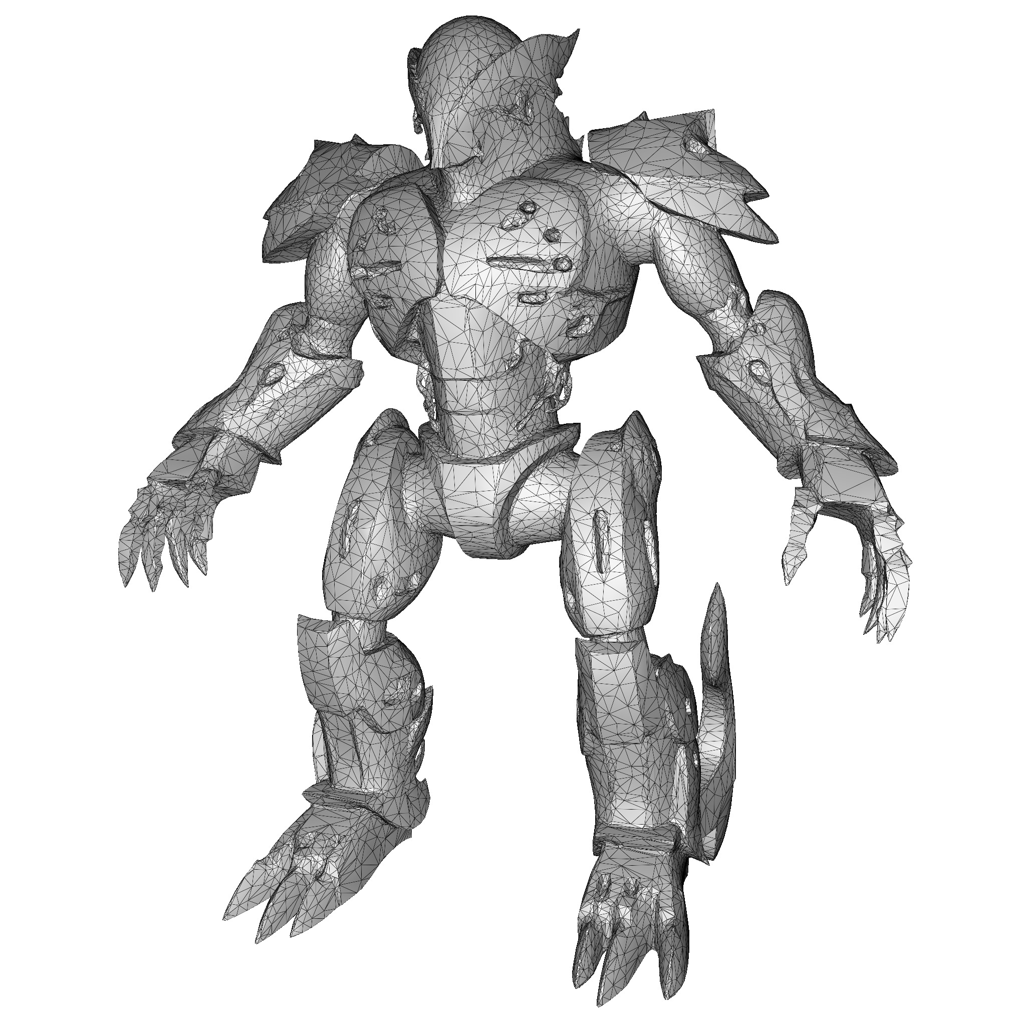 Articulated Robot Army Collection 3D print model_13