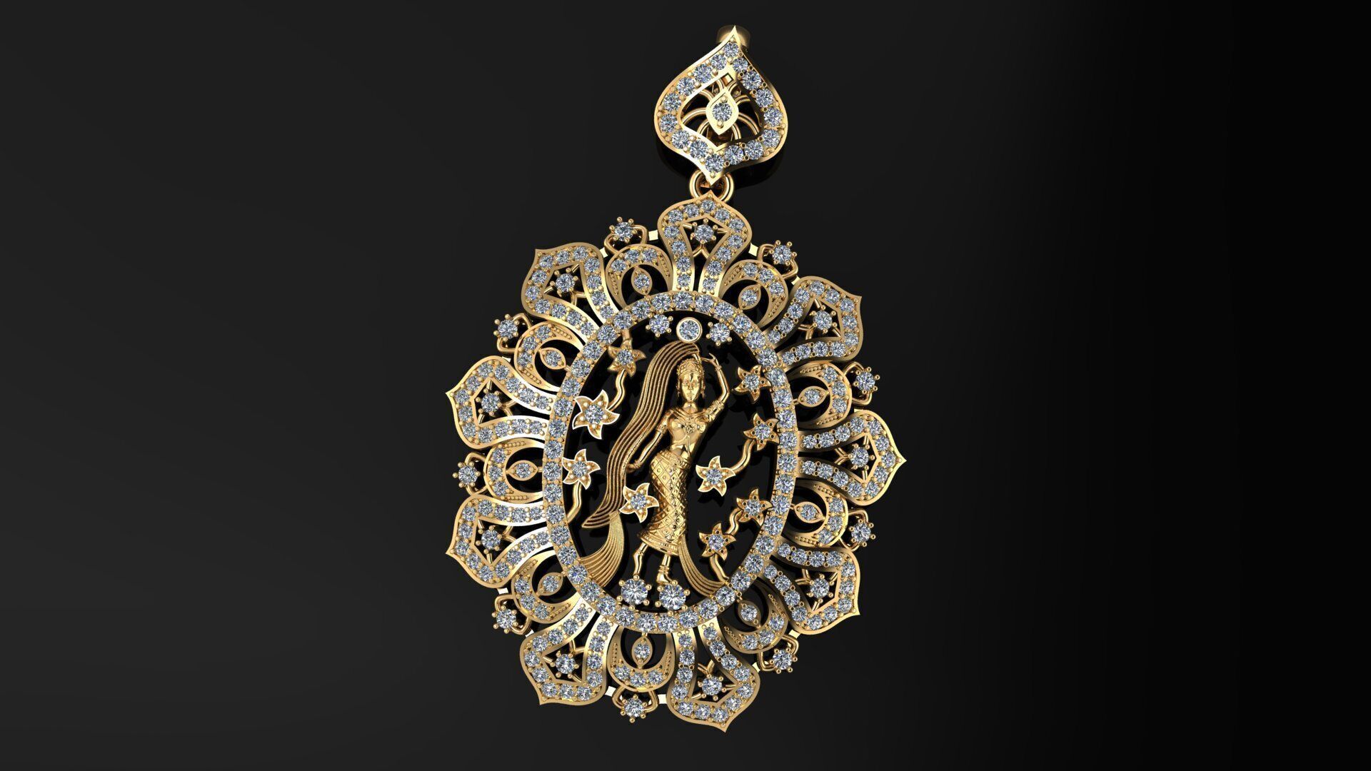 Neang Romsaysok Pendant Khmer Pendant 3D print model