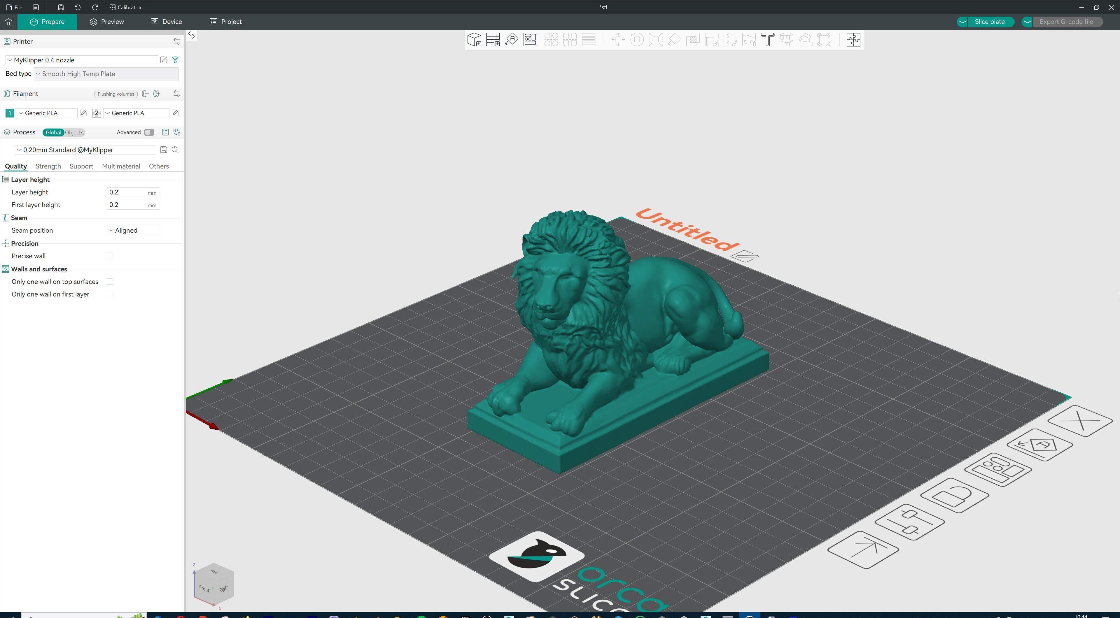 Majestic Lion Statue 3D print model_38
