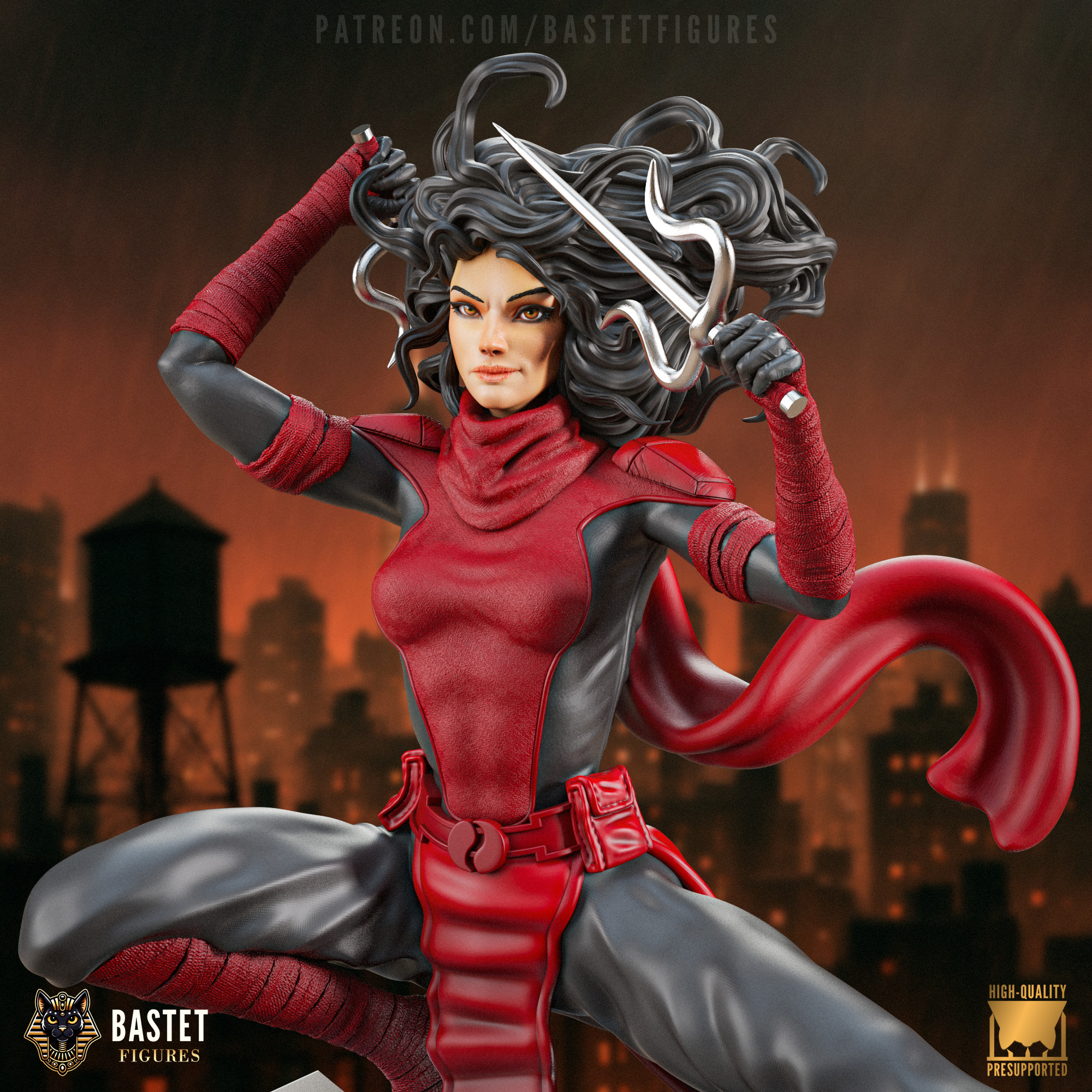 Elektra I Marvel 3D print model_1