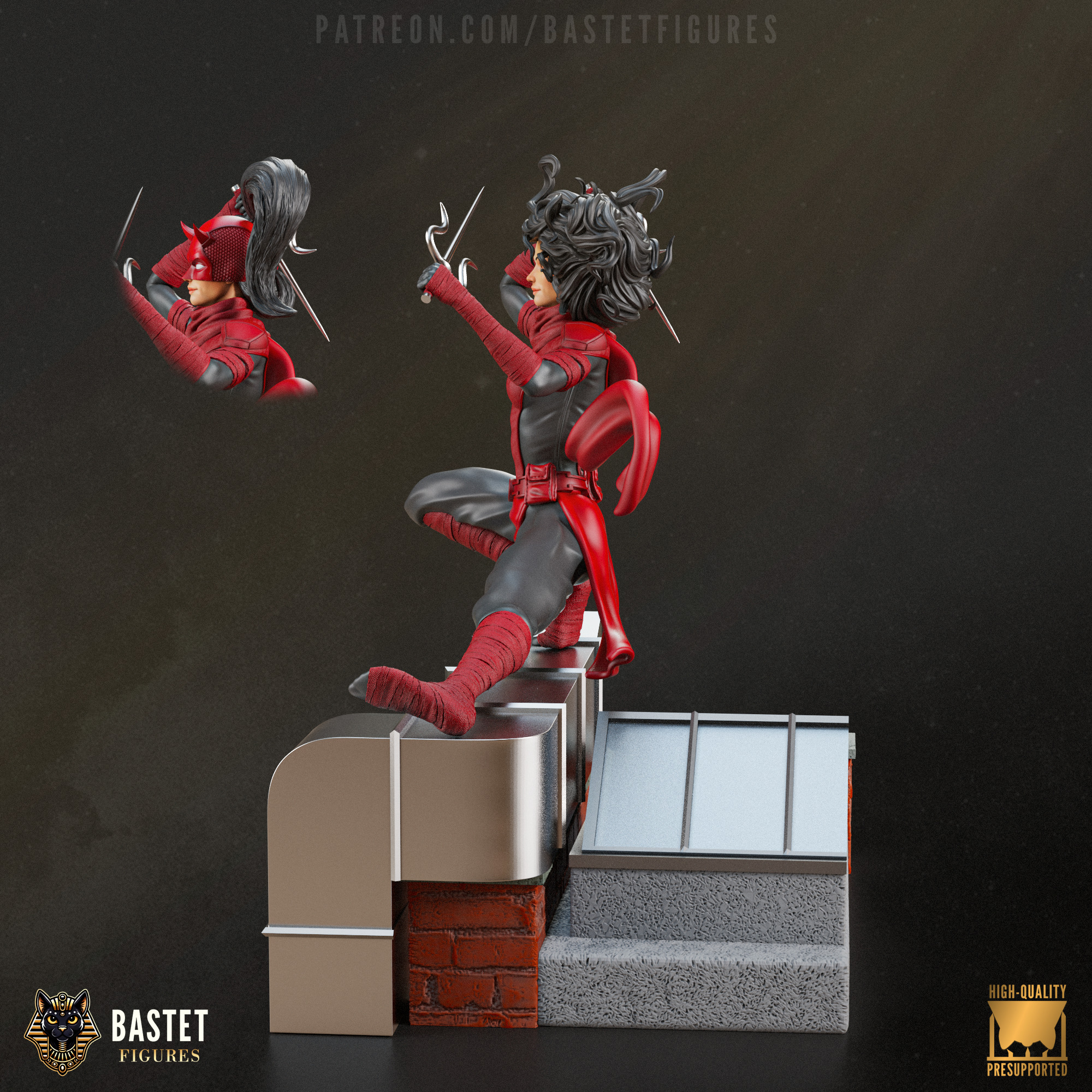 Elektra I Marvel 3D print model_7