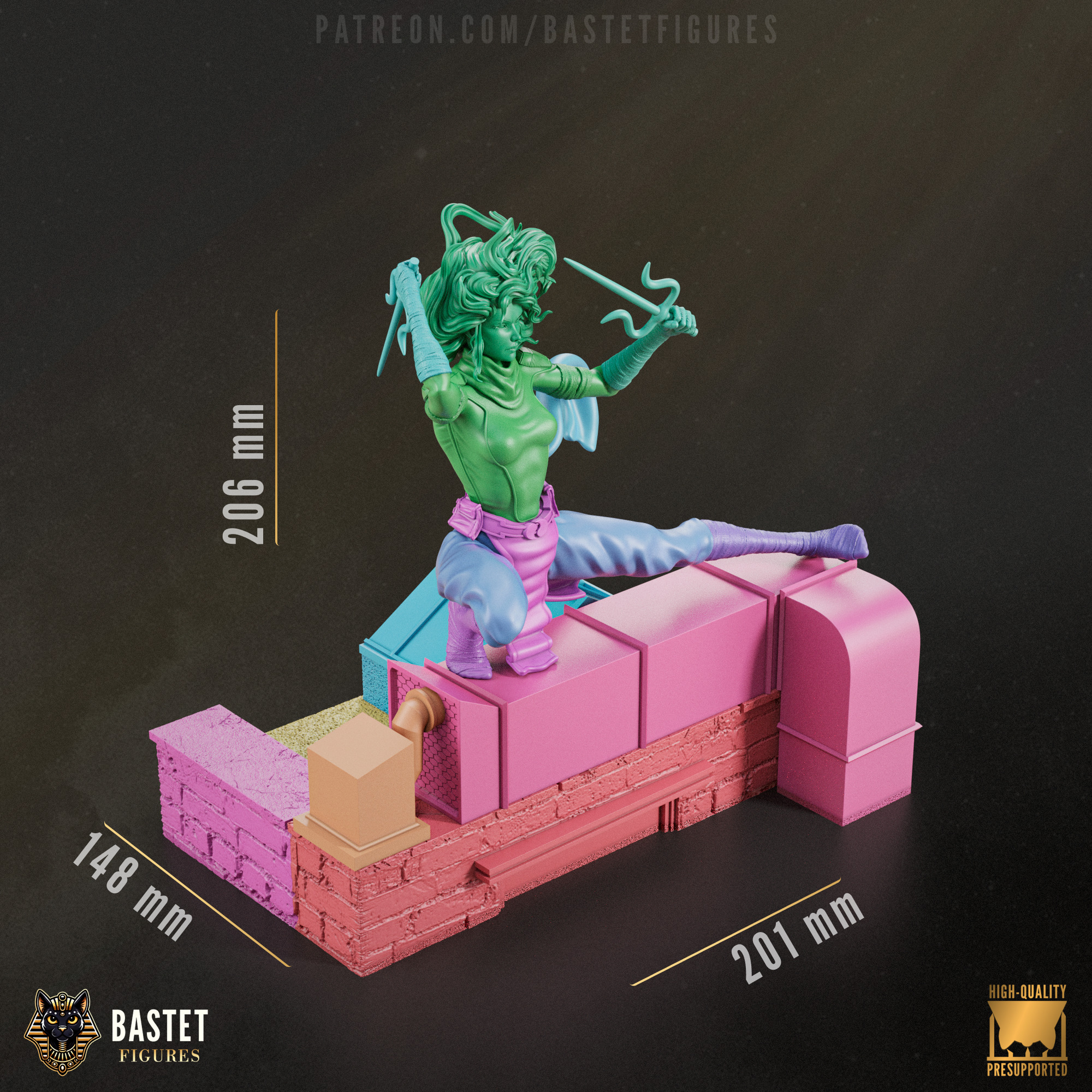 Elektra I Marvel 3D print model_13