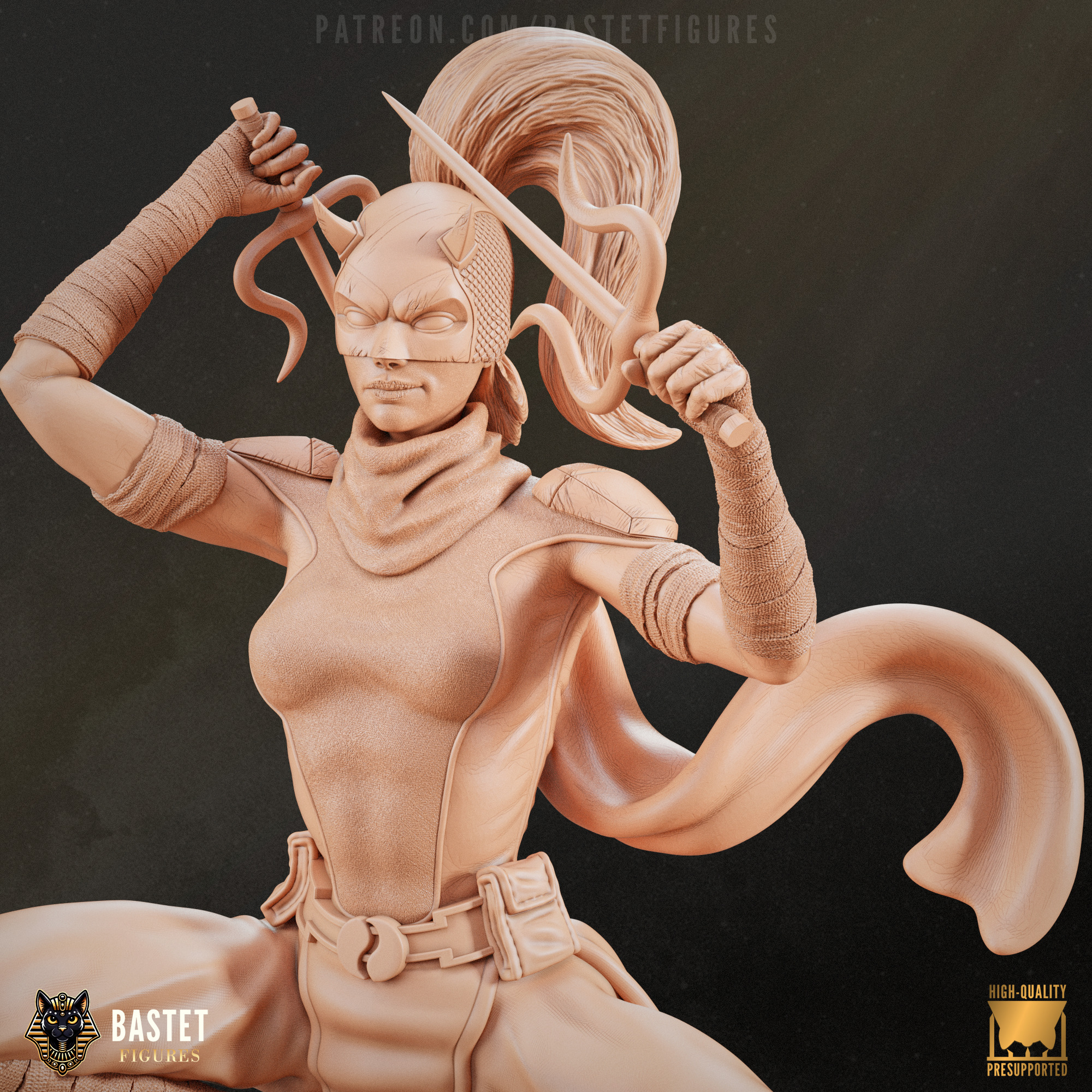 Elektra I Marvel 3D print model_20