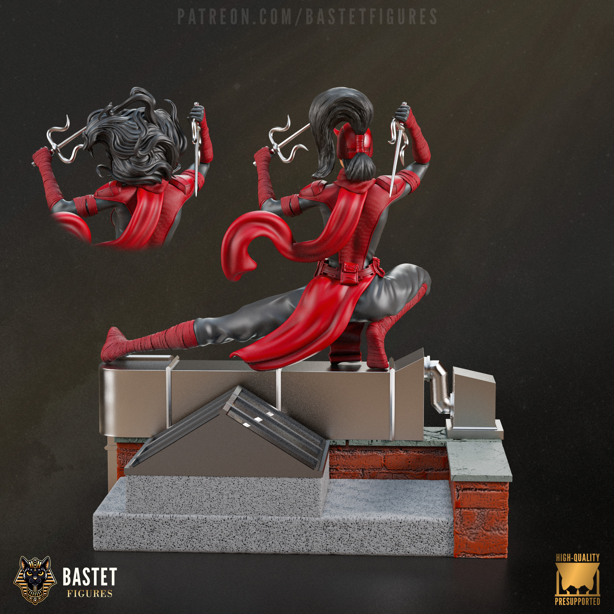 Elektra I Marvel 3D print model_5