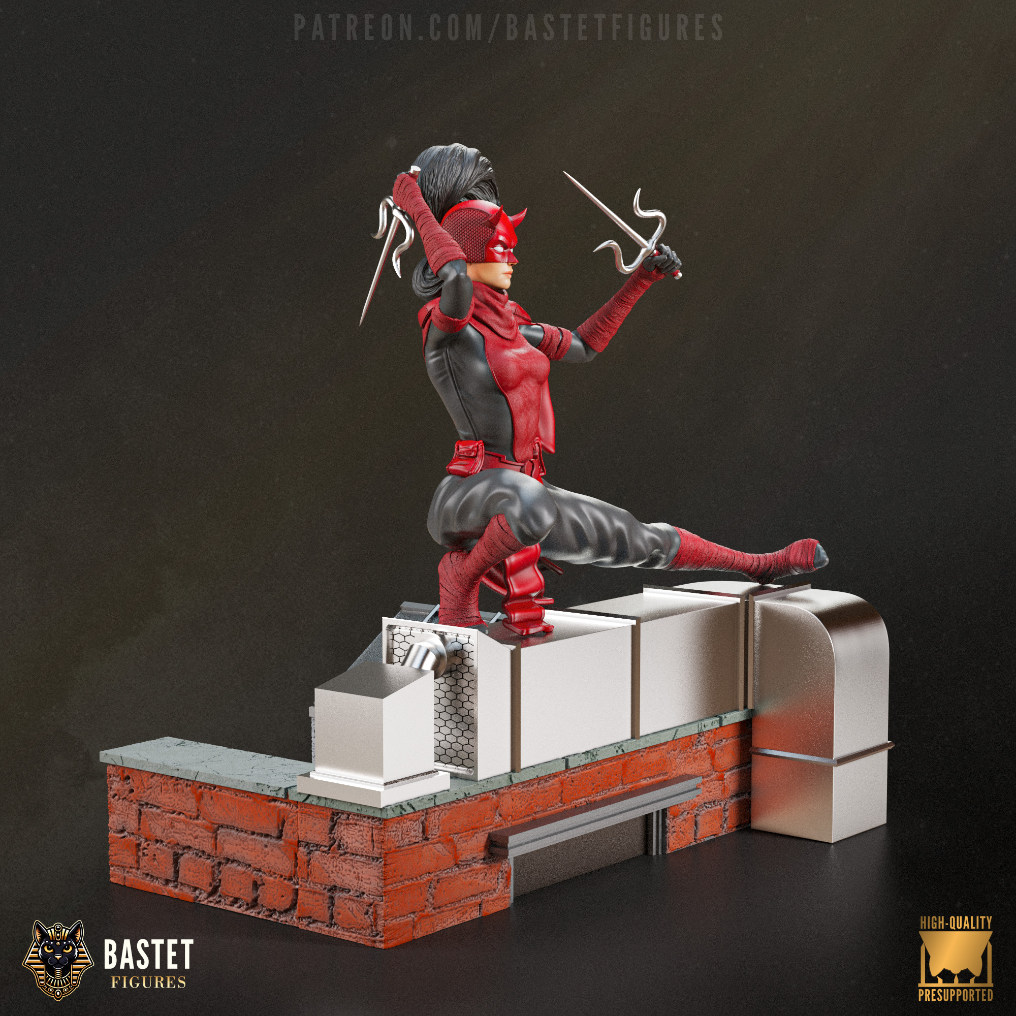 Elektra I Marvel 3D print model_11