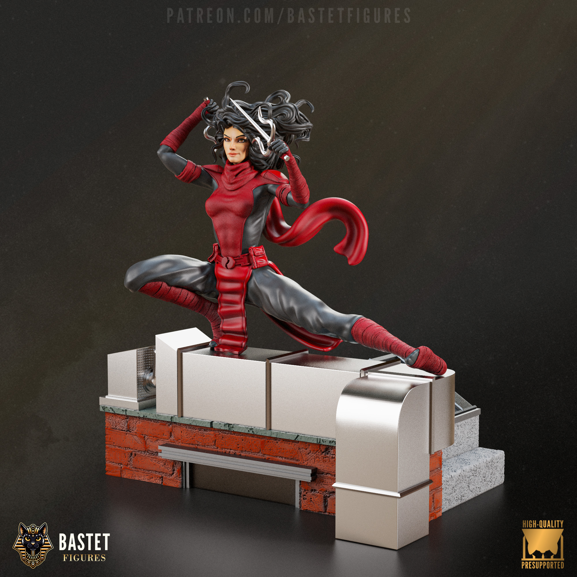 Elektra I Marvel 3D print model_3
