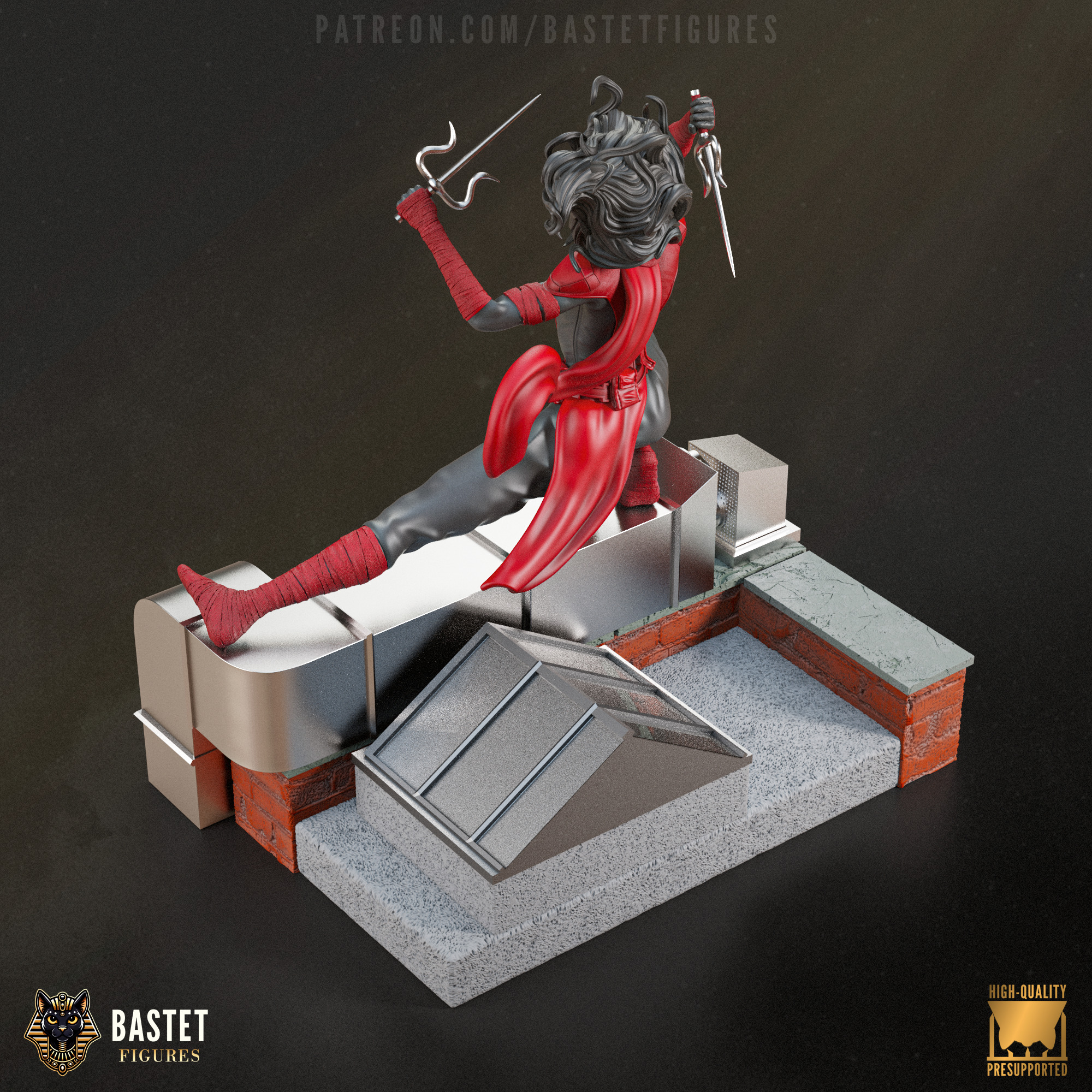 Elektra I Marvel 3D print model_9