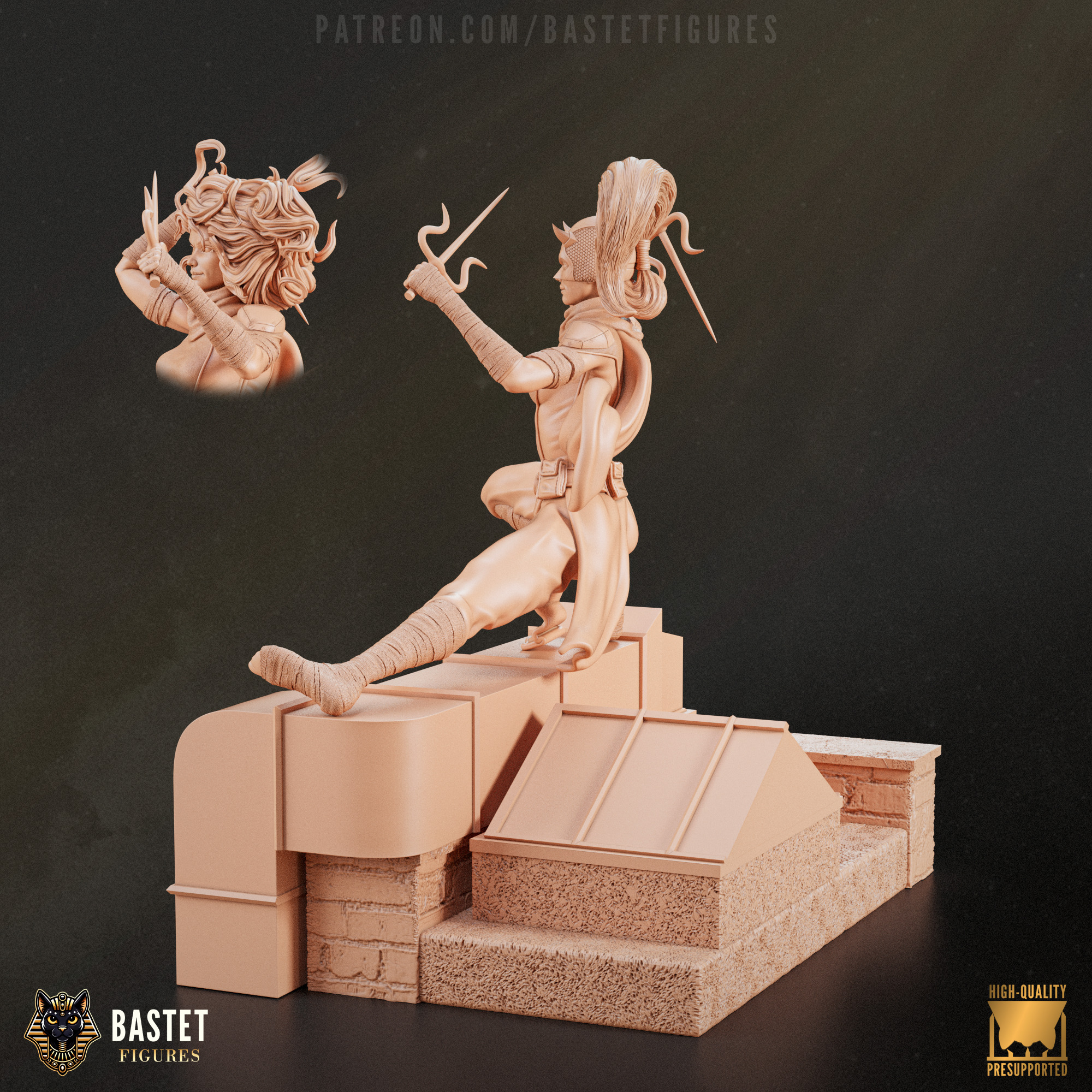 Elektra I Marvel 3D print model_23