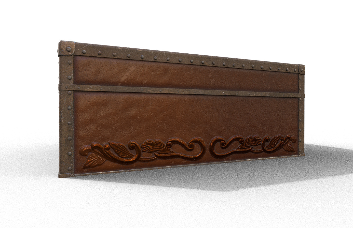 Pack 4 Chest-Storage Box 3D Model Low-poly 3D model_9