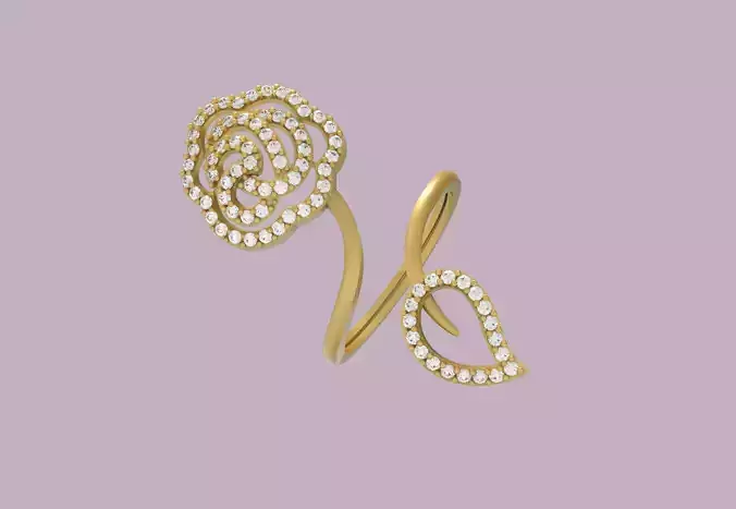 Women Flower Ring - 0031