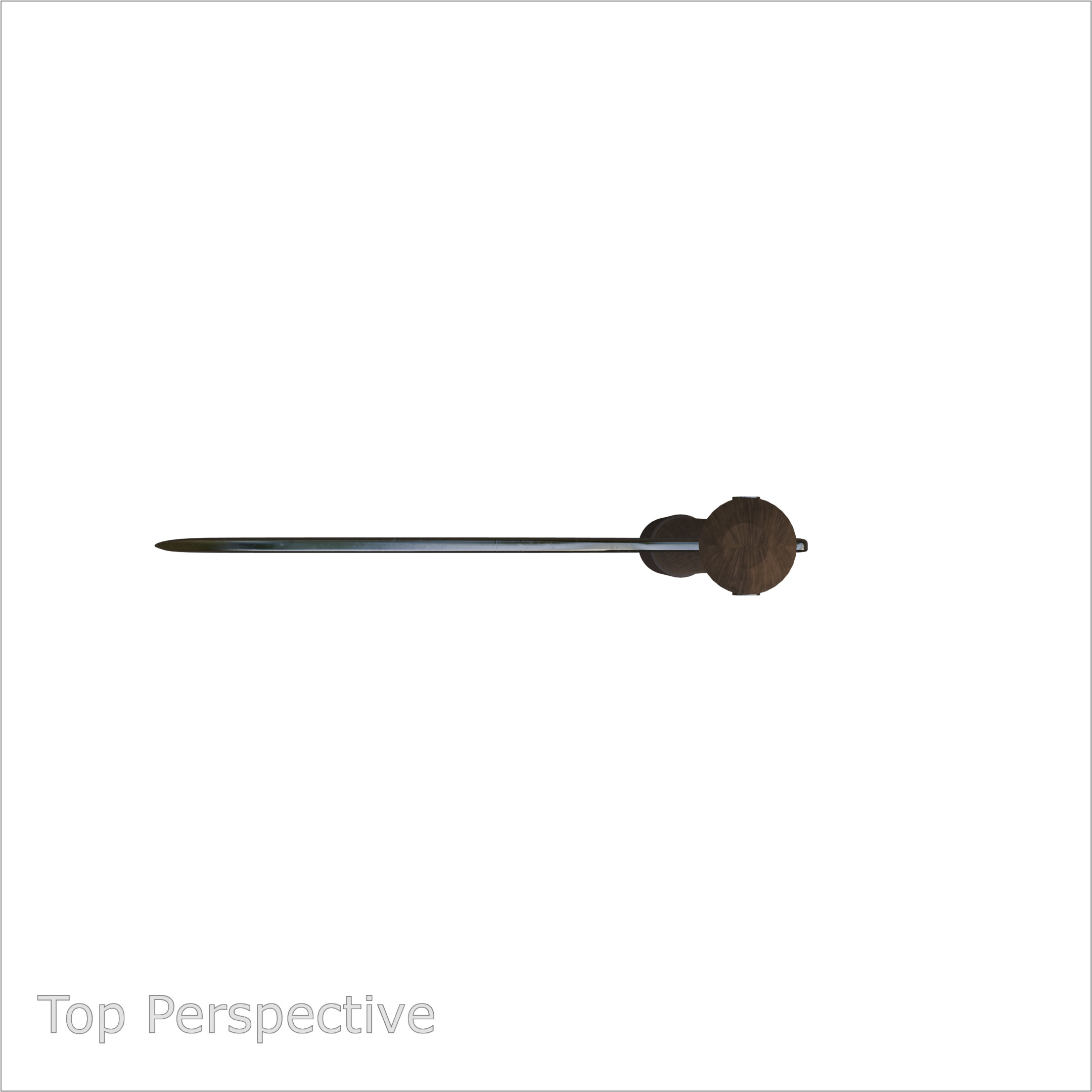 Ninja Kama Weapon PBR 3D model_5