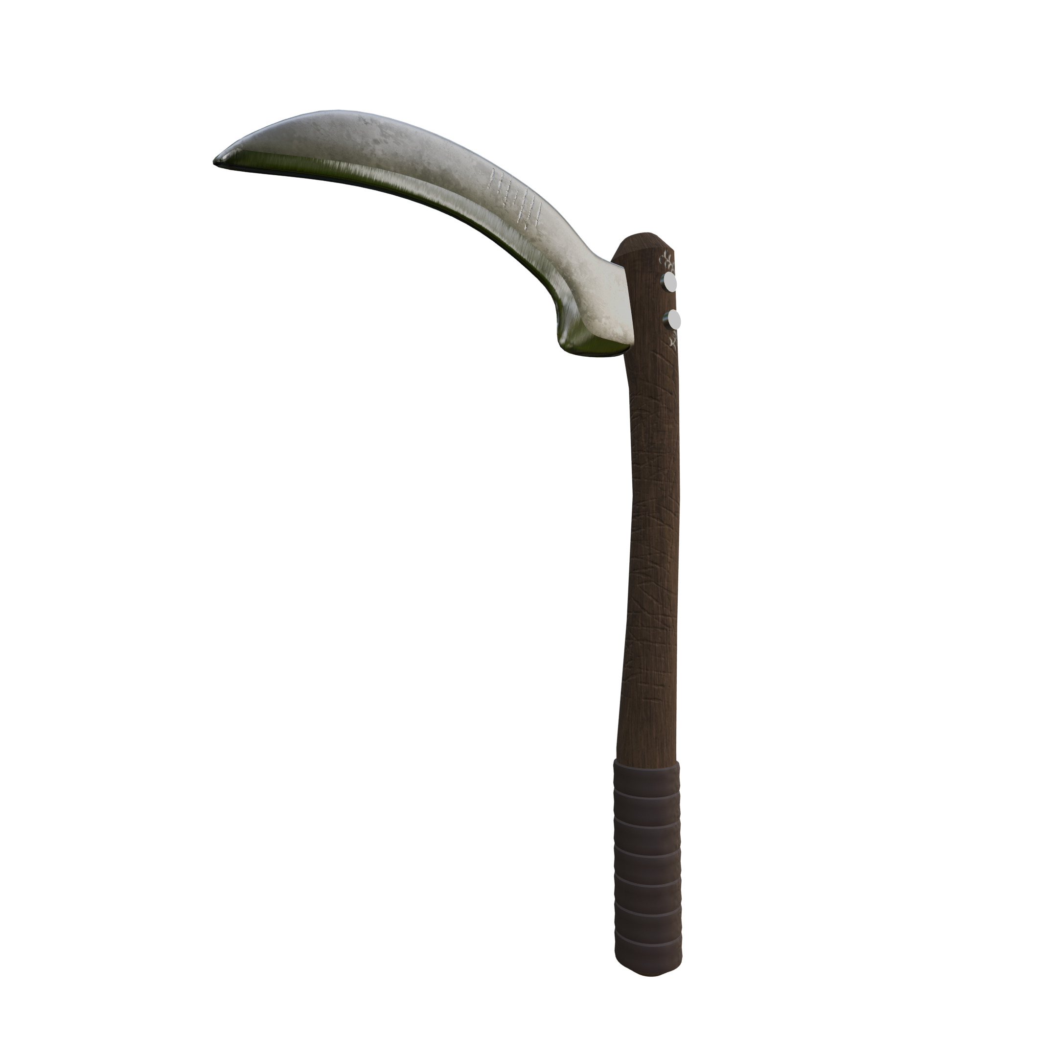 Ninja Kama Weapon PBR 3D model_6