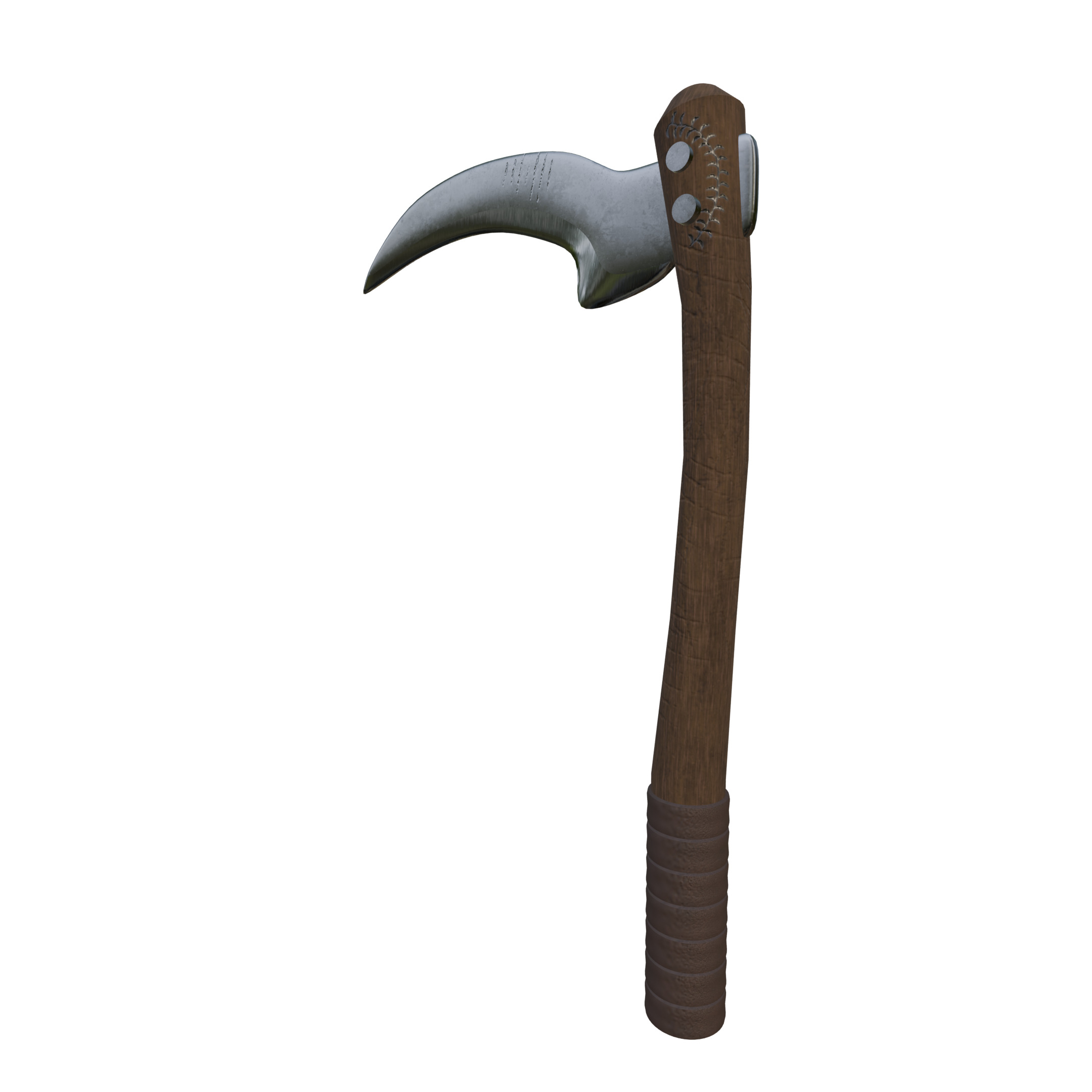 Ninja Kama Weapon PBR 3D model_7