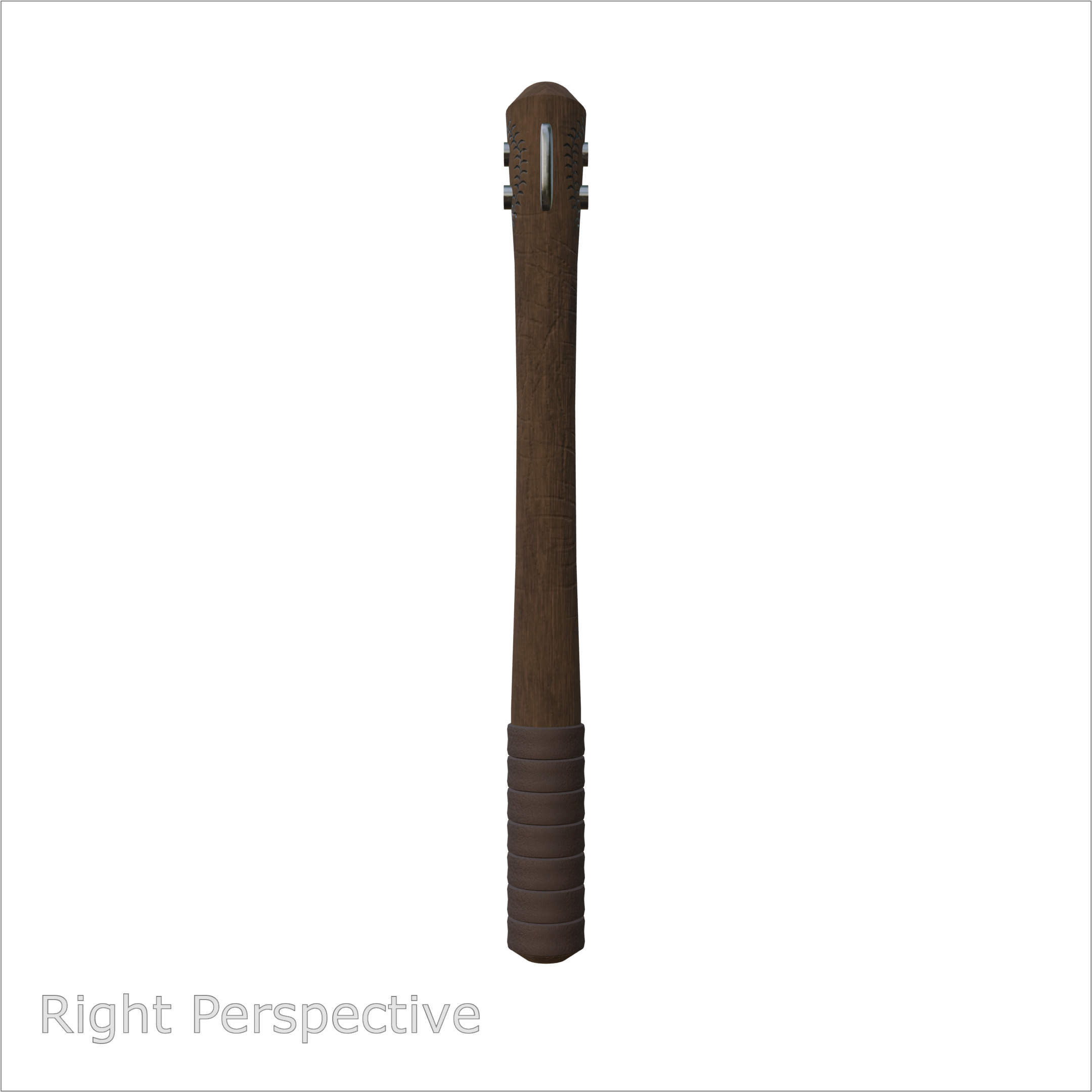 Ninja Kama Weapon PBR 3D model_3