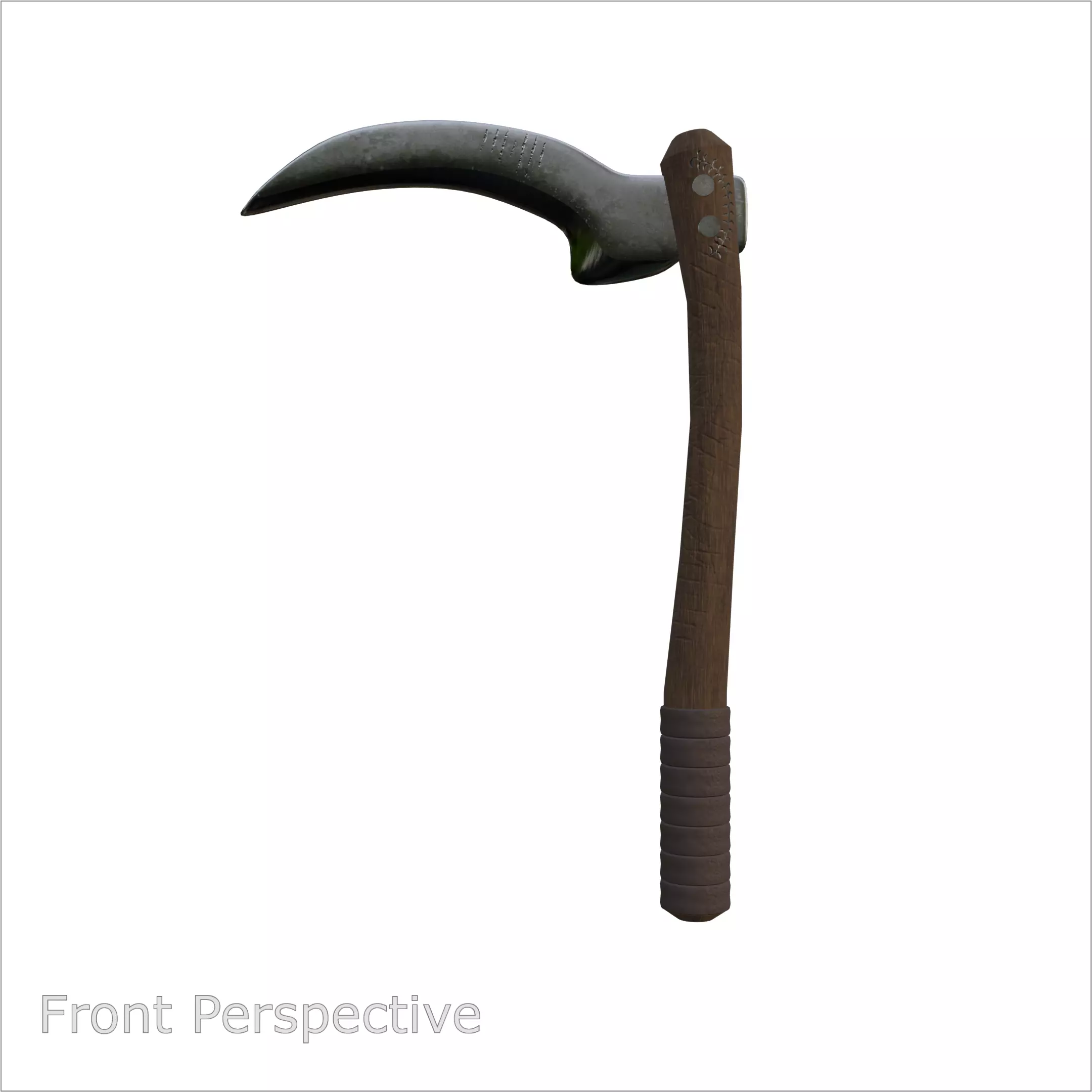 Ninja Kama Weapon PBR 3D model_0