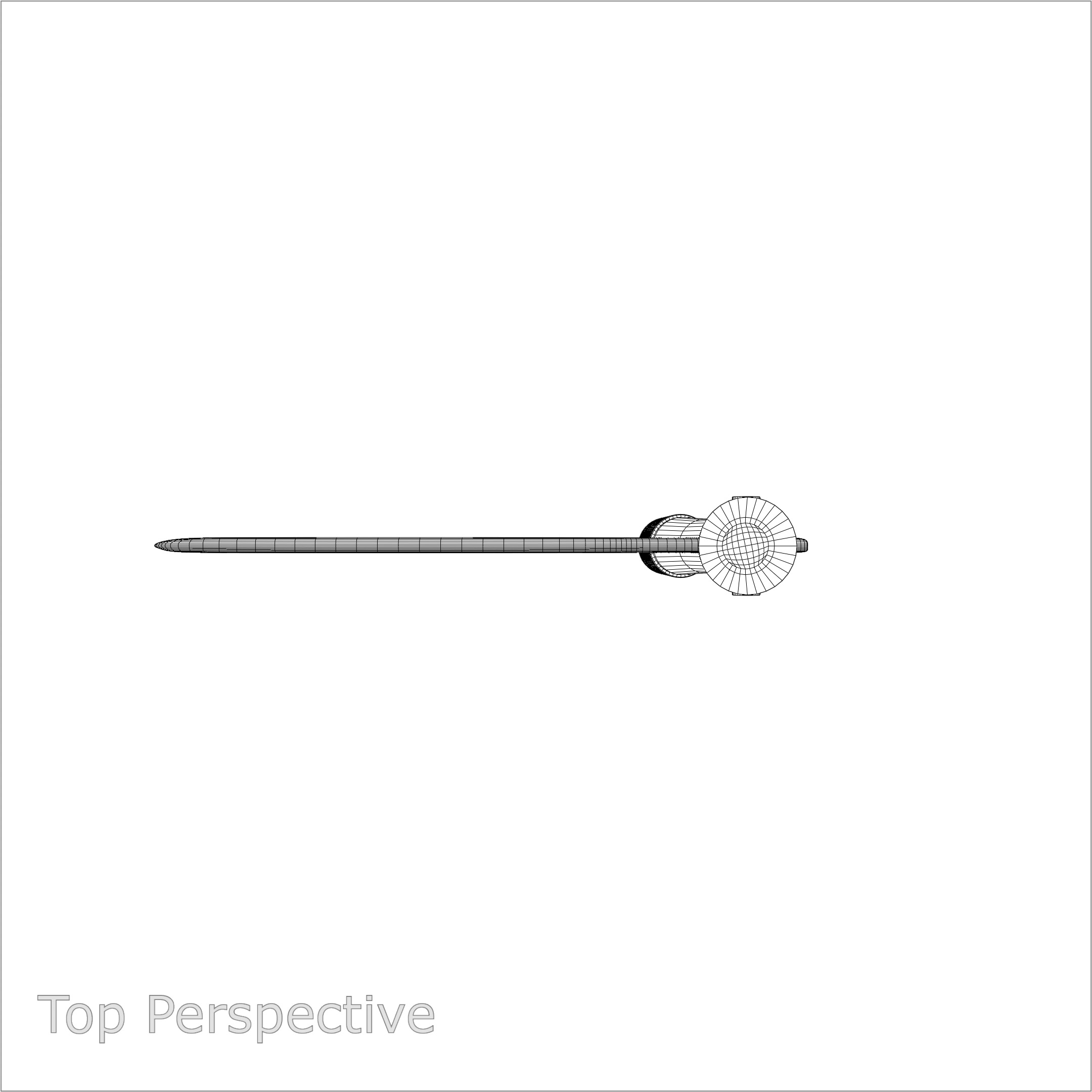 Ninja Kama Weapon PBR 3D model_13