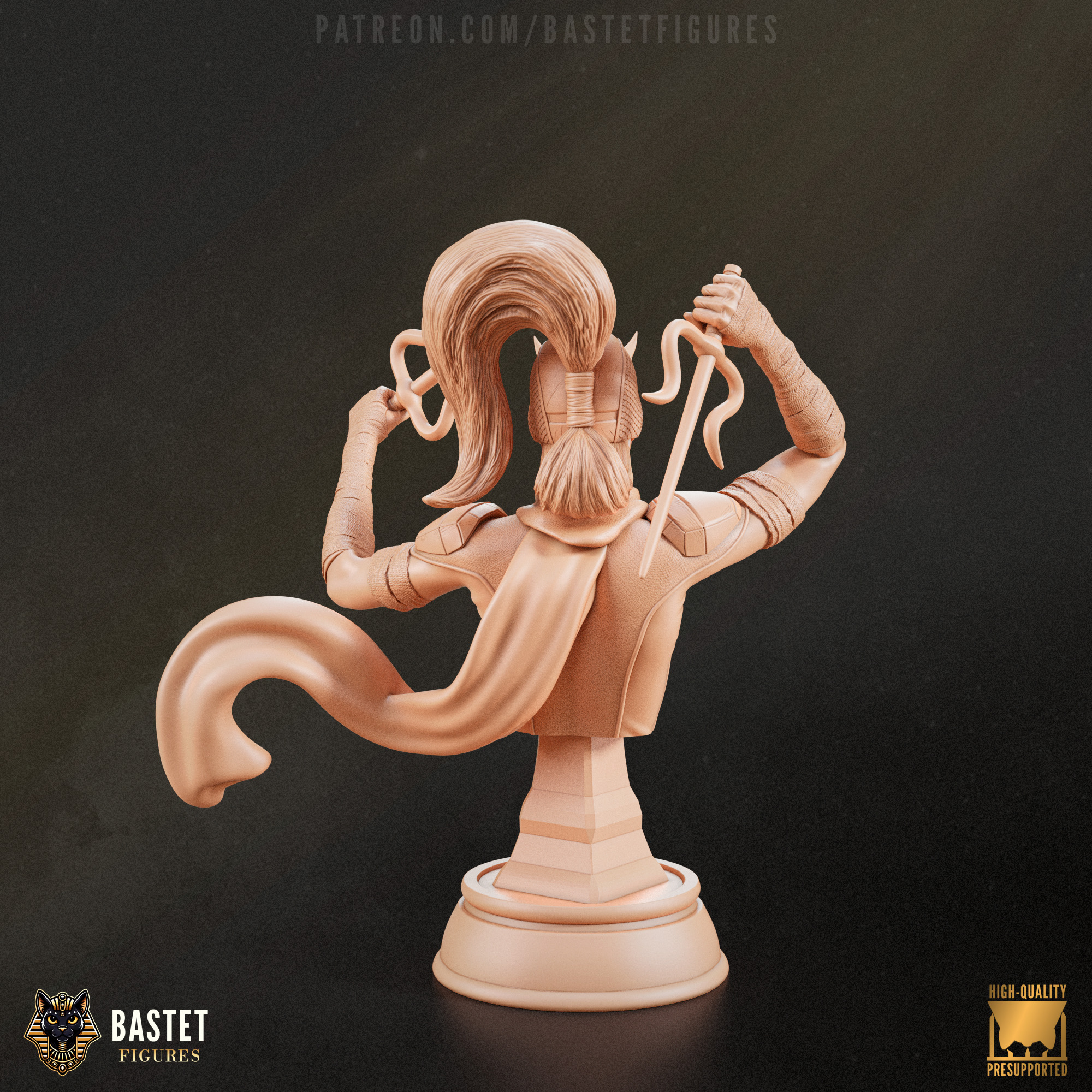 Elektra Bust I Marvel 3D print model_2