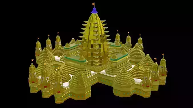 Golden Indian Temple 