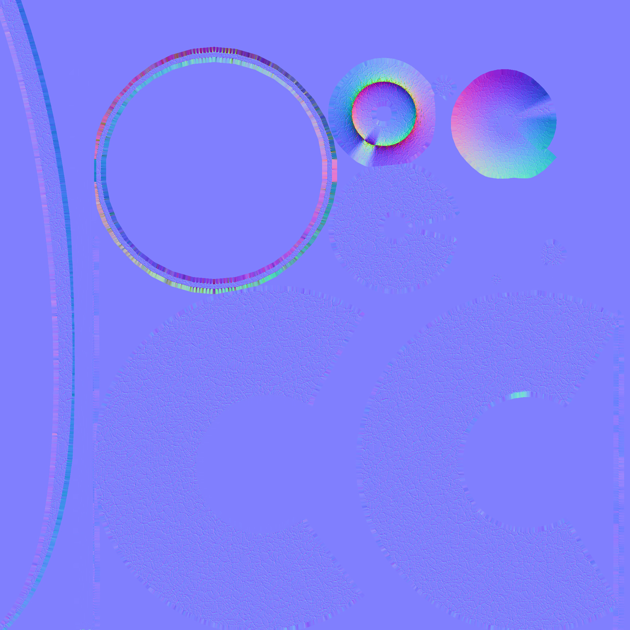 Lampara Colgante Industrial Verde de Cuero  Modelo PBR Low-poly 3D model_6