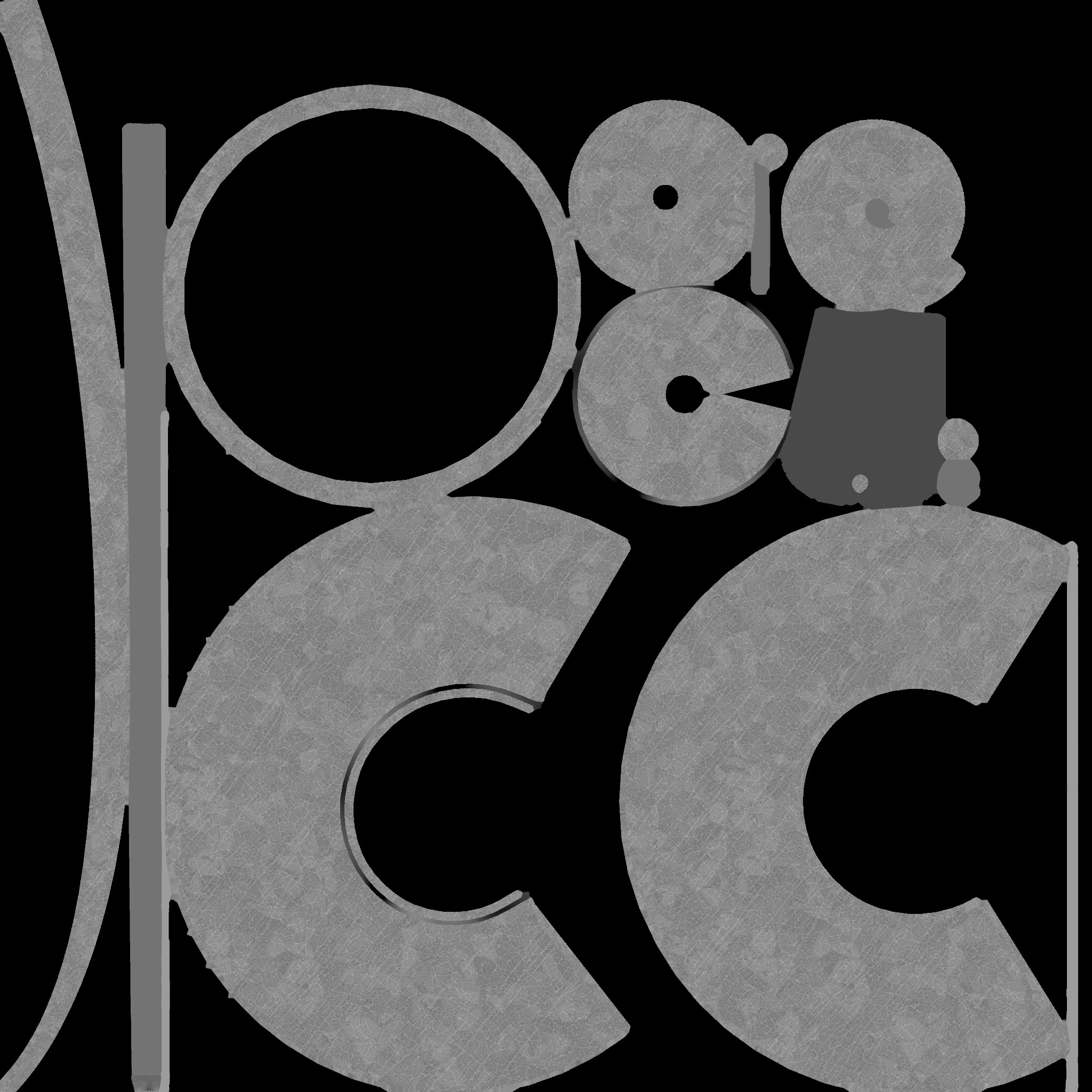 Lampara Colgante Industrial Verde de Cuero  Modelo PBR Low-poly 3D model_7