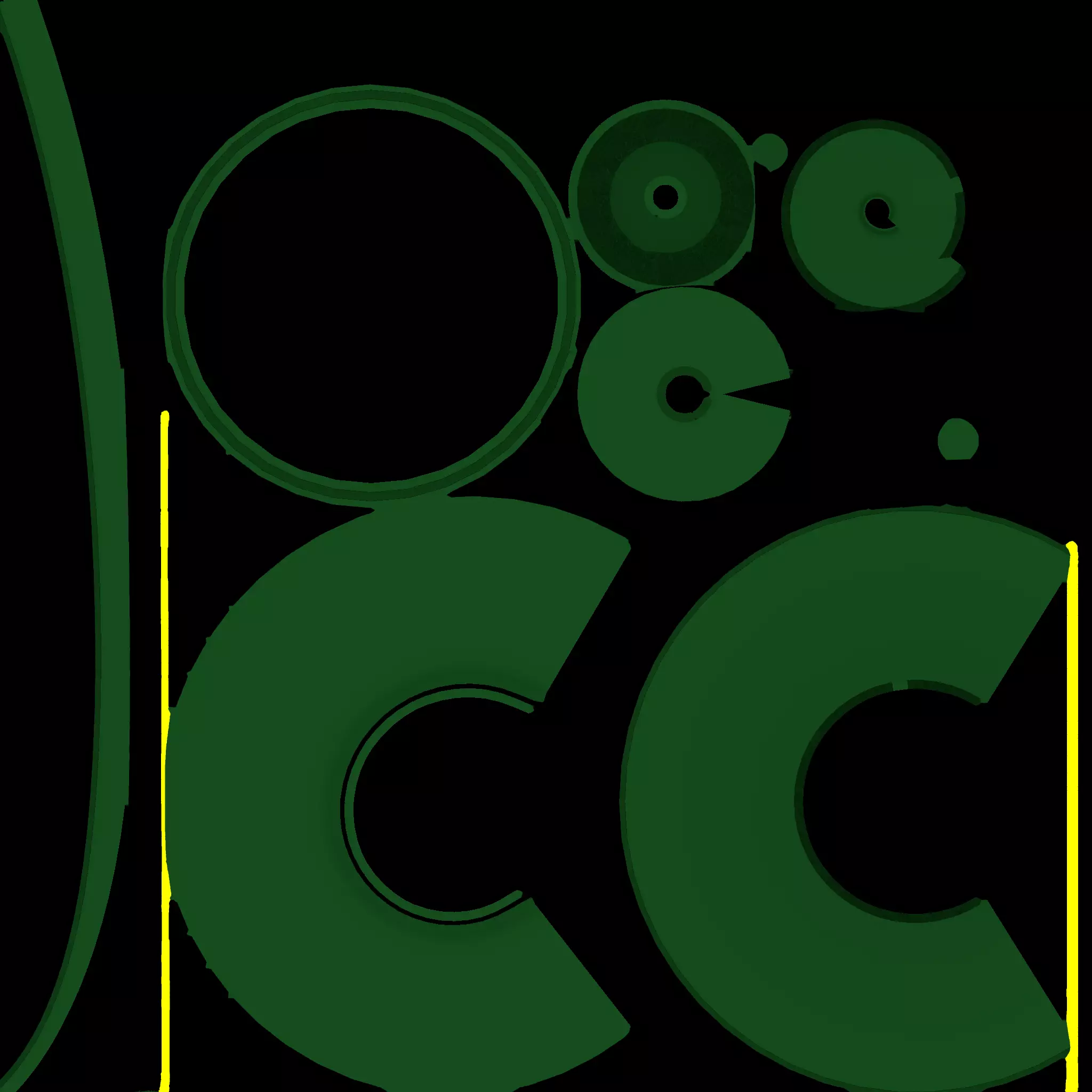 Lampara Colgante Industrial Verde de Cuero  Modelo PBR Low-poly 3D model_0