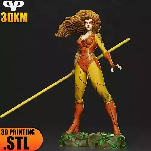 Cheetara STL for 3D Printing 3DXM ChibiSTL