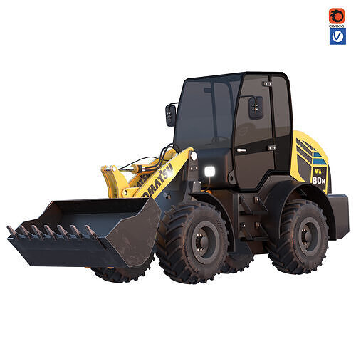 komatsu wa 80 m-8 3D model