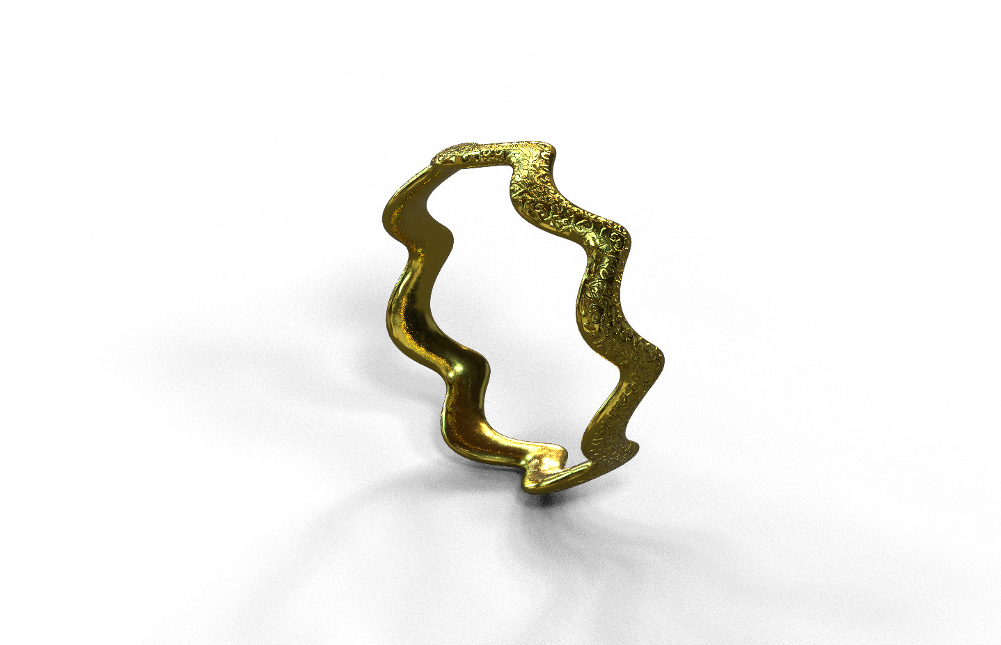 High-Quality 3D Ring Model Low-poly 3D model_2