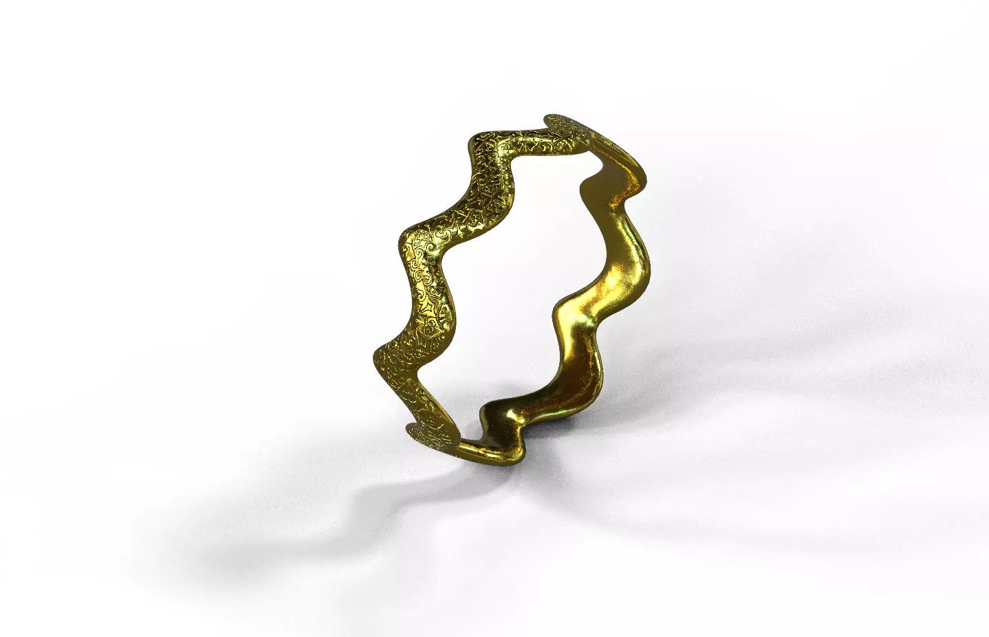 High-Quality 3D Ring Model Low-poly 3D model_0