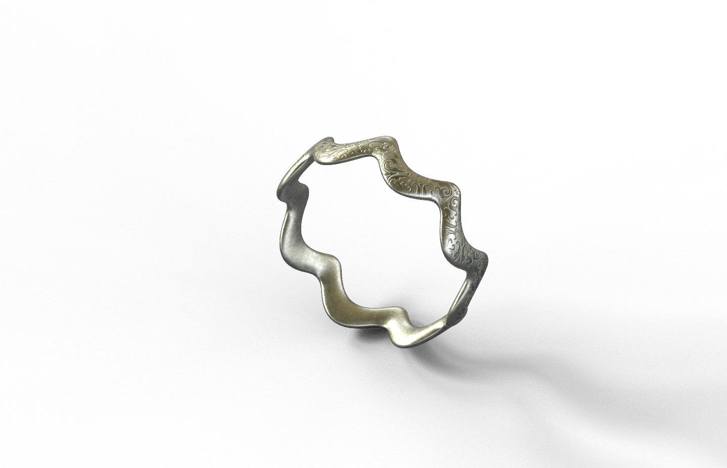 High-Quality 3D Ring Model Low-poly 3D model_2